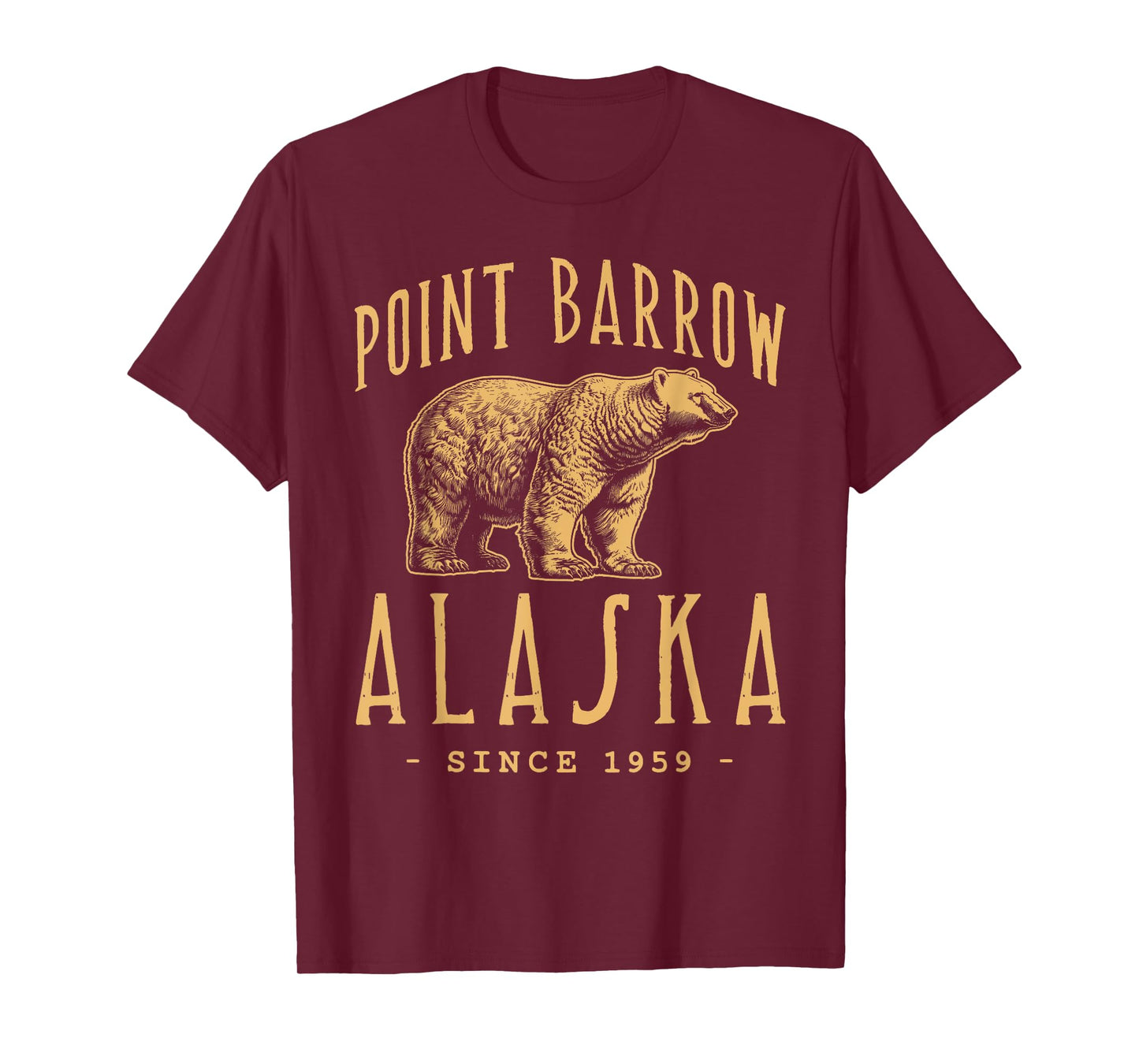 POINT BARROW, ALASKA POLAR BEAR WILDLIFE T-Shirt