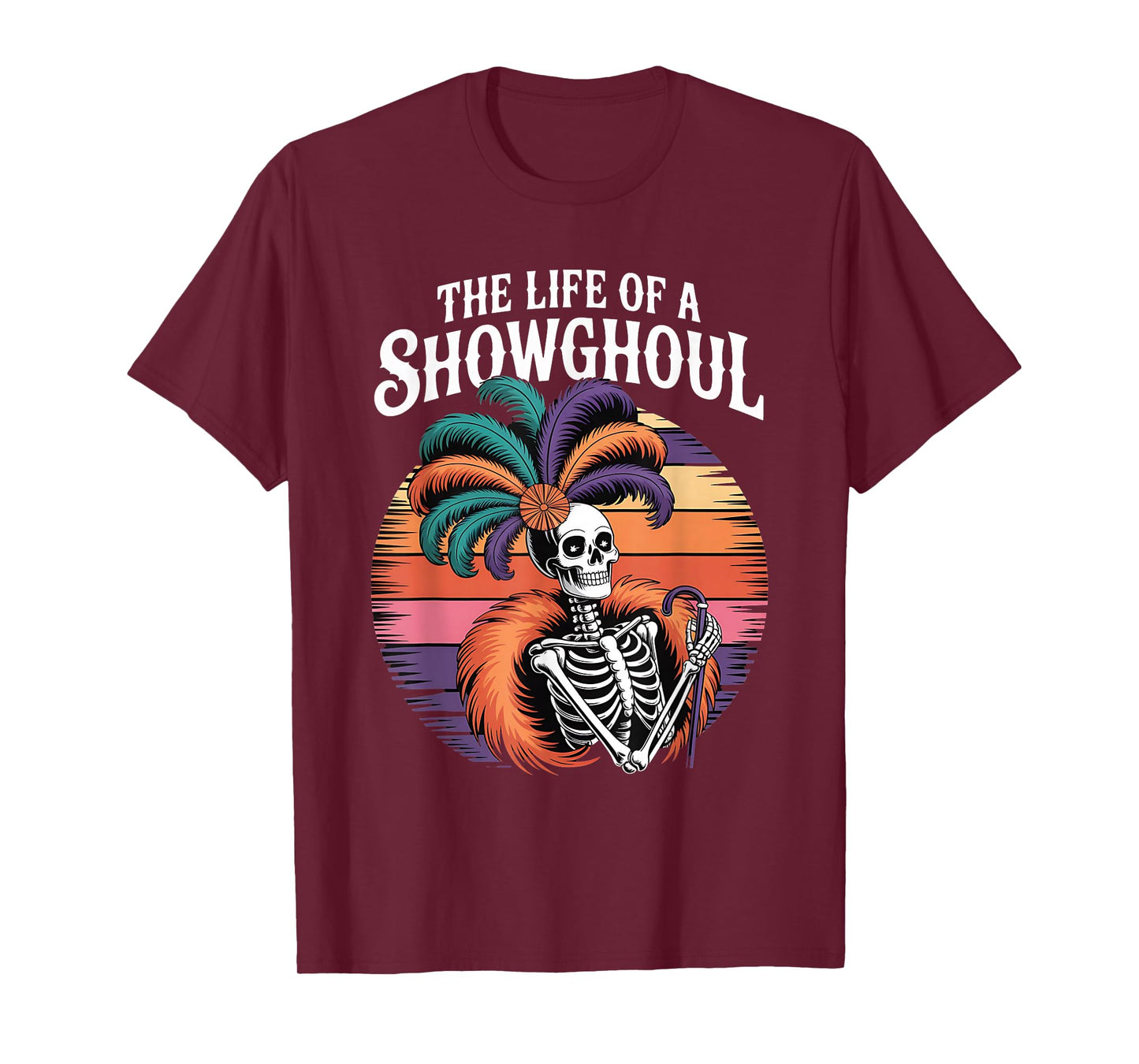 Life of a Showghoul Retro Vintage Halloween T-Shirt