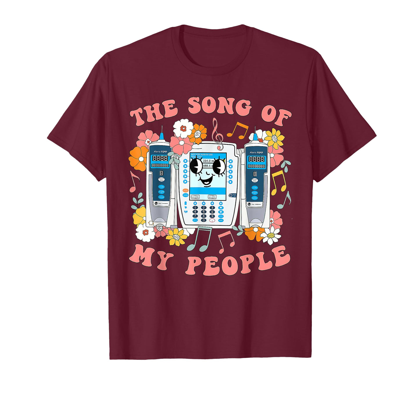 4th Of July Nurse, The Song Of My People, Beeping IV Pump T-Shirt