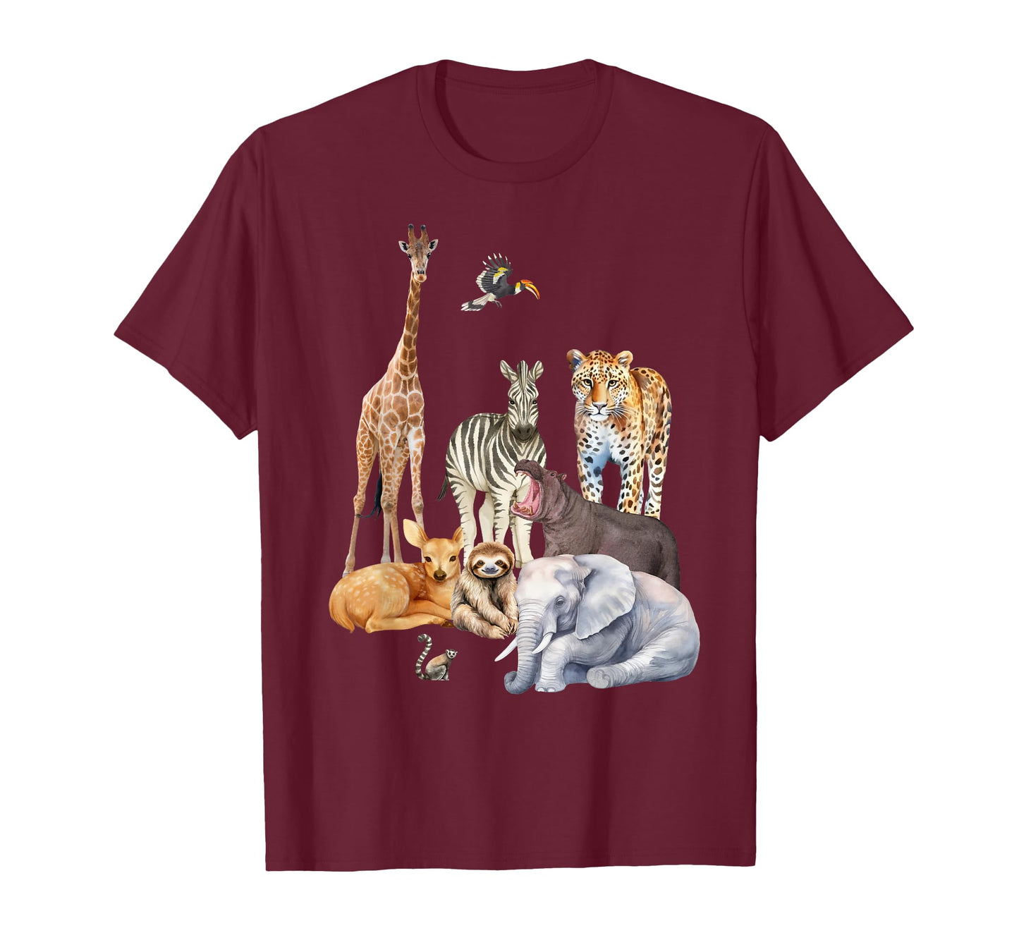 Wildlife Safari Party Animal Design T-Shirt