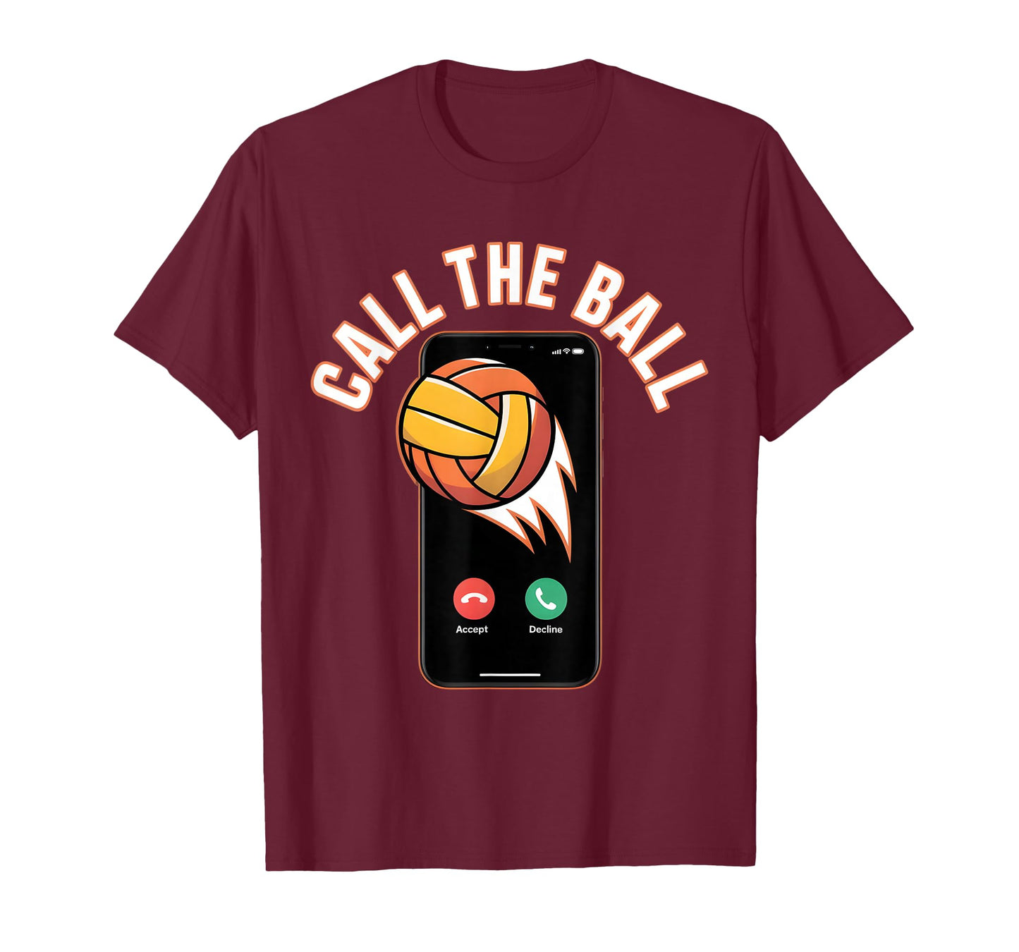 Funny Call The Ball Volleyball Leopard Ball Mom Mother's Day T-Shirt