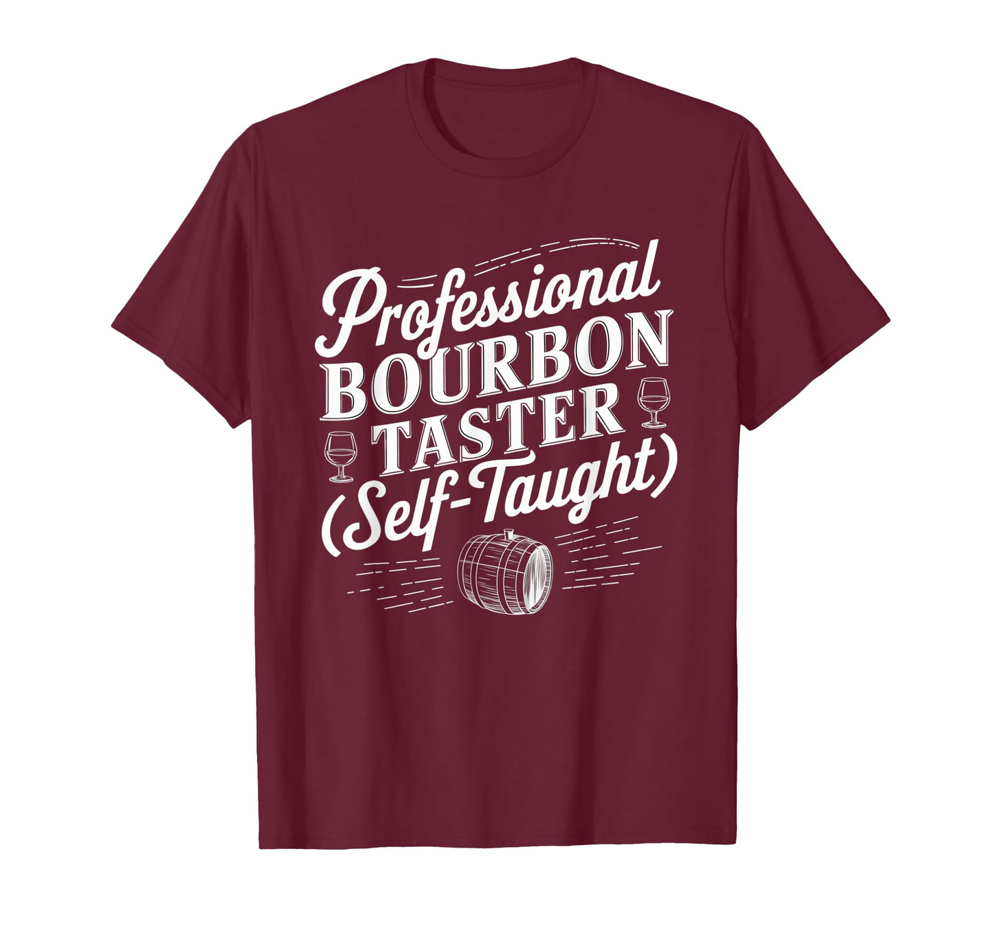 Professional Bourbon Taster Vintage Barrel Humor T-Shirt