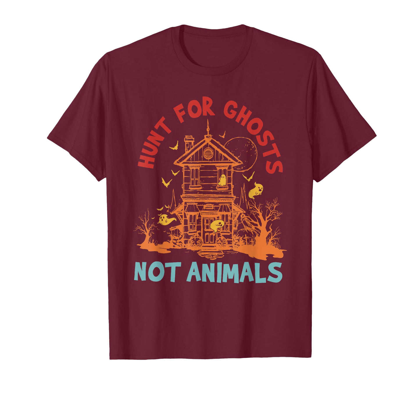 Hunt For Ghosts Not Animals Retro T-Shirt