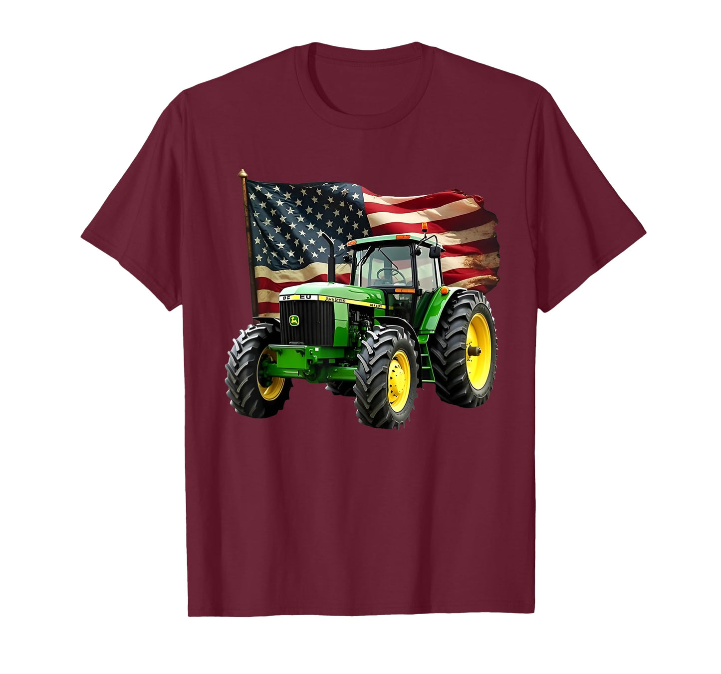 Agriculture Farm Tractor USA Flag tractor American farm USA T-Shirt