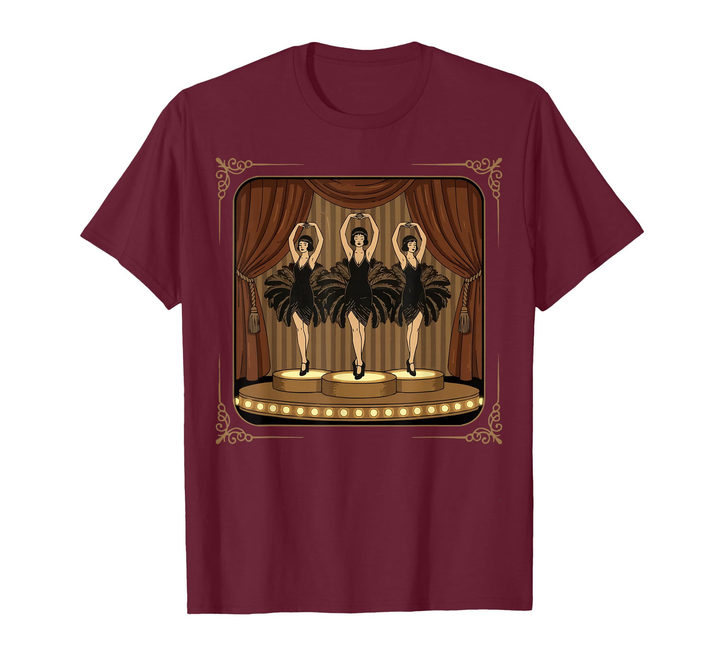 Showgirls Dancing Extravaganza Cabaret Burlesque Vaudeville T-Shirt