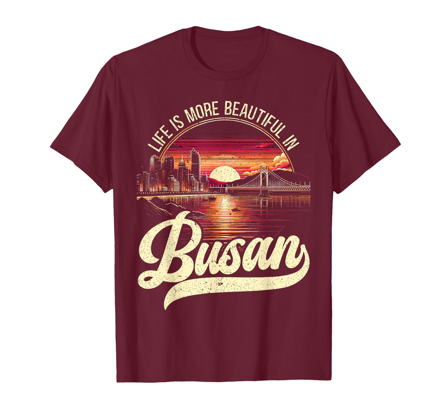 Busan South Korea Country Travel Vacation Korean T-Shirt