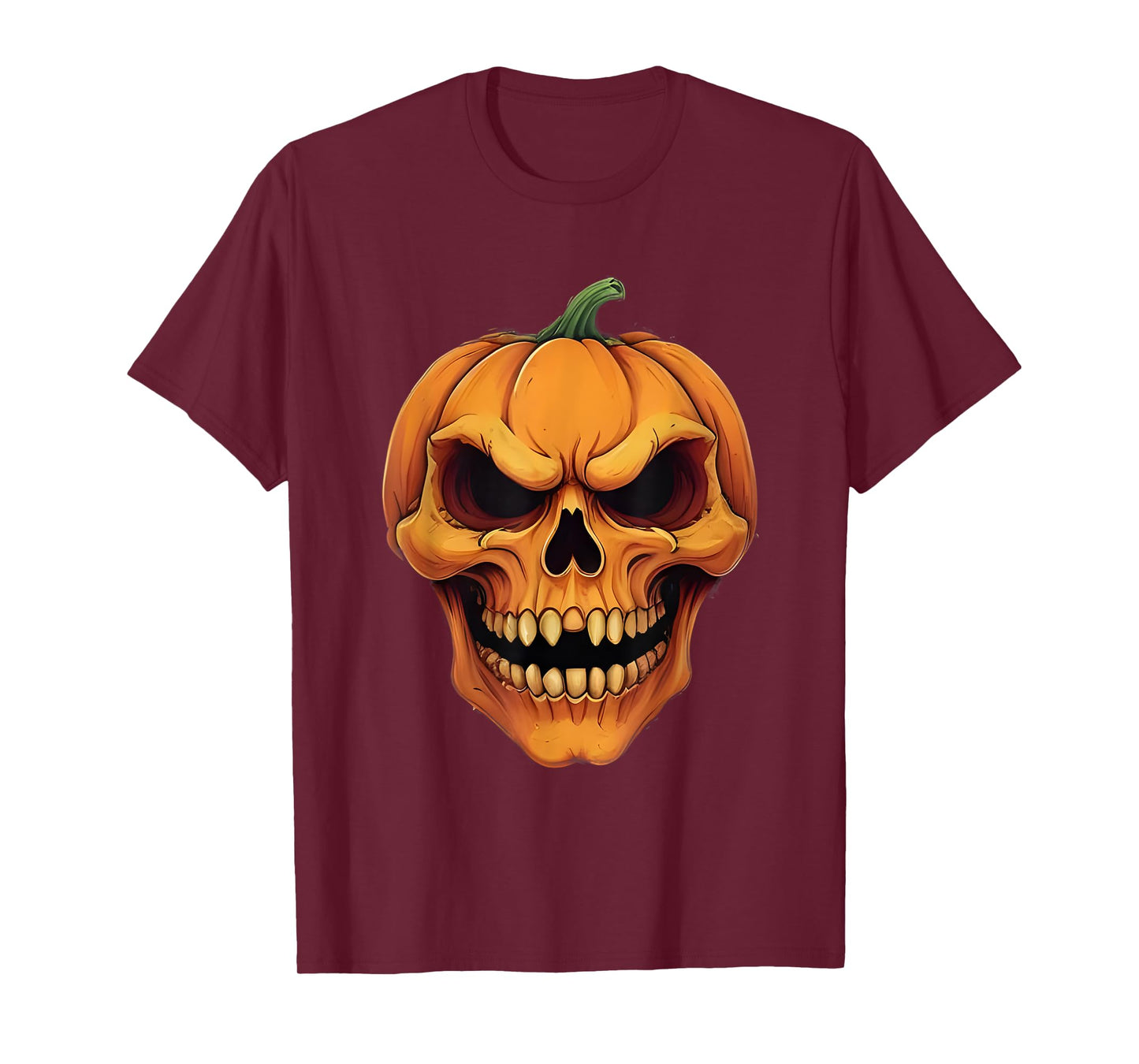 Halloween Skull Pumpkin T-Shirt