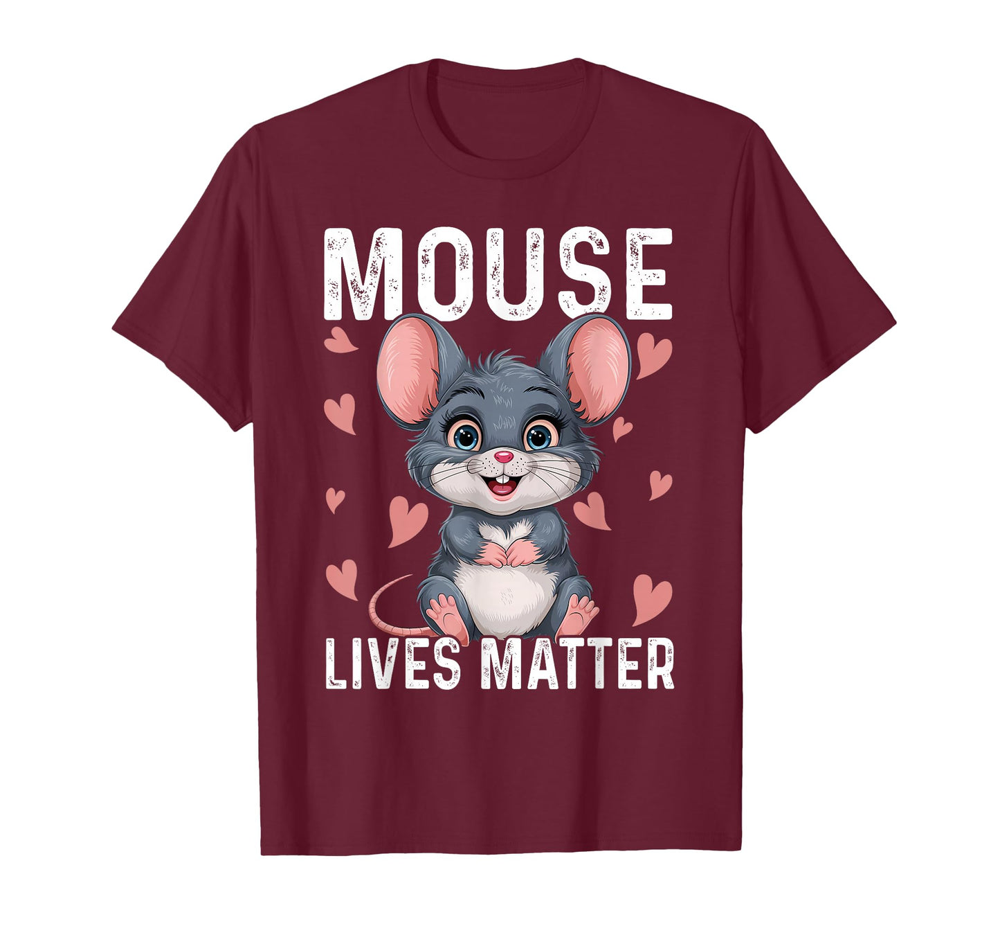Funny Mice Design Mouse Lives Matter T-Shirt