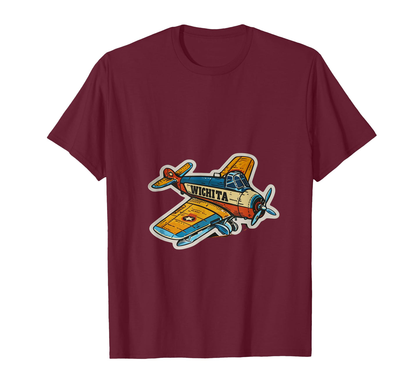 Wichita Kansas Airplane History Aviation Midwest Flying Fun T-Shirt
