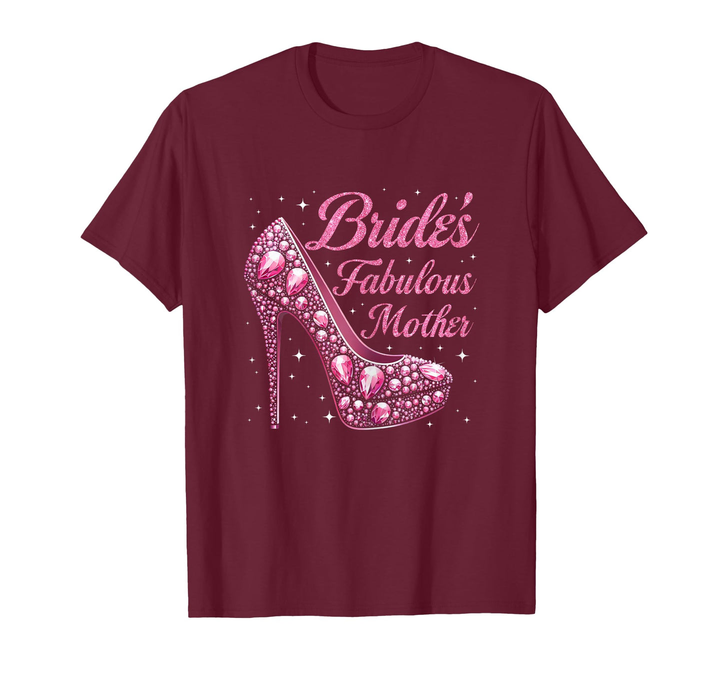 Mother's Fabulous Bride Happy Wedding Married Day Vintage T-Shirt