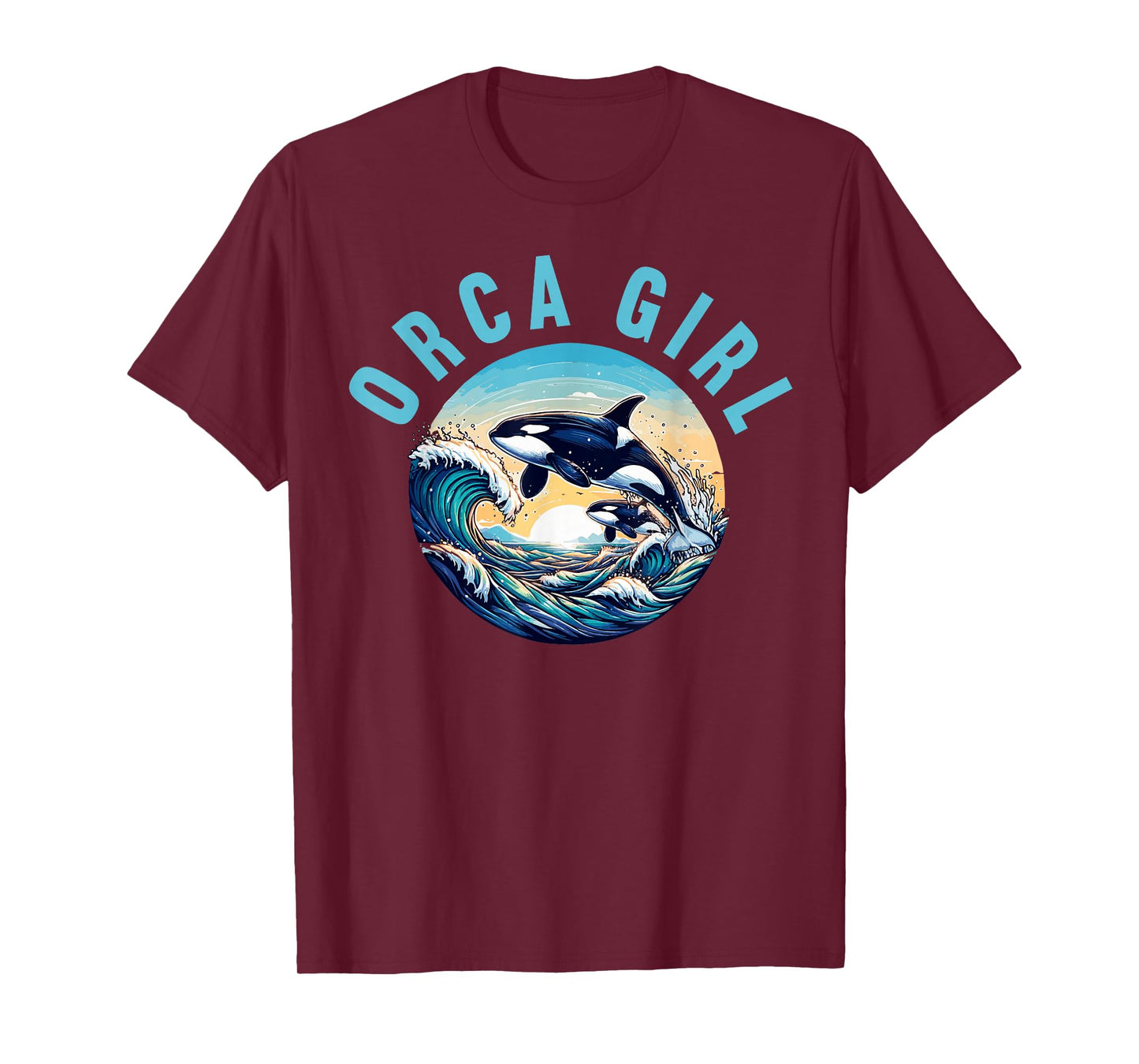 Orca Kids Girl Orca Whale T-Shirt
