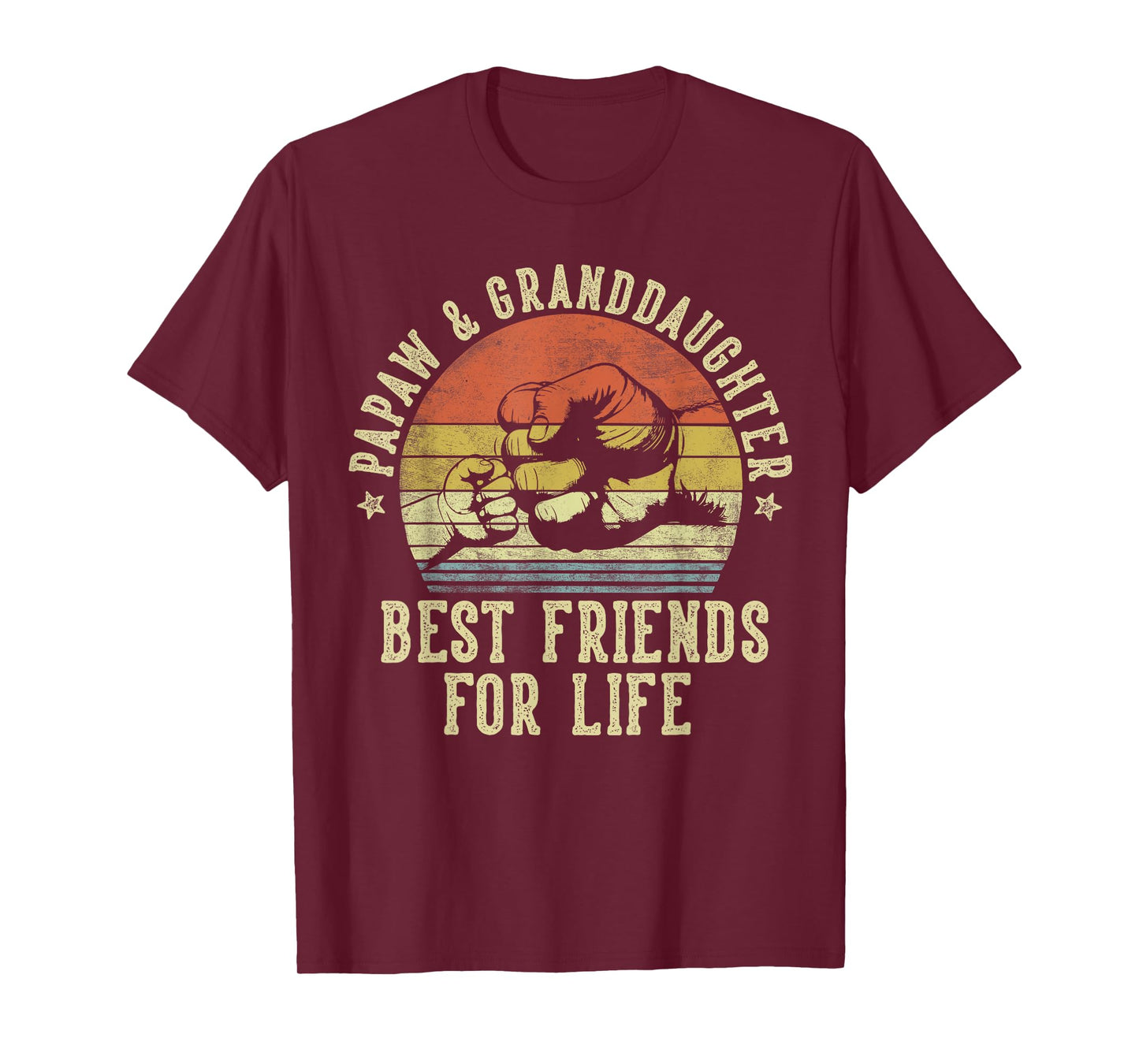 Papaw and Granddaughter Best Friends for Life Funny Papaw T-Shirt
