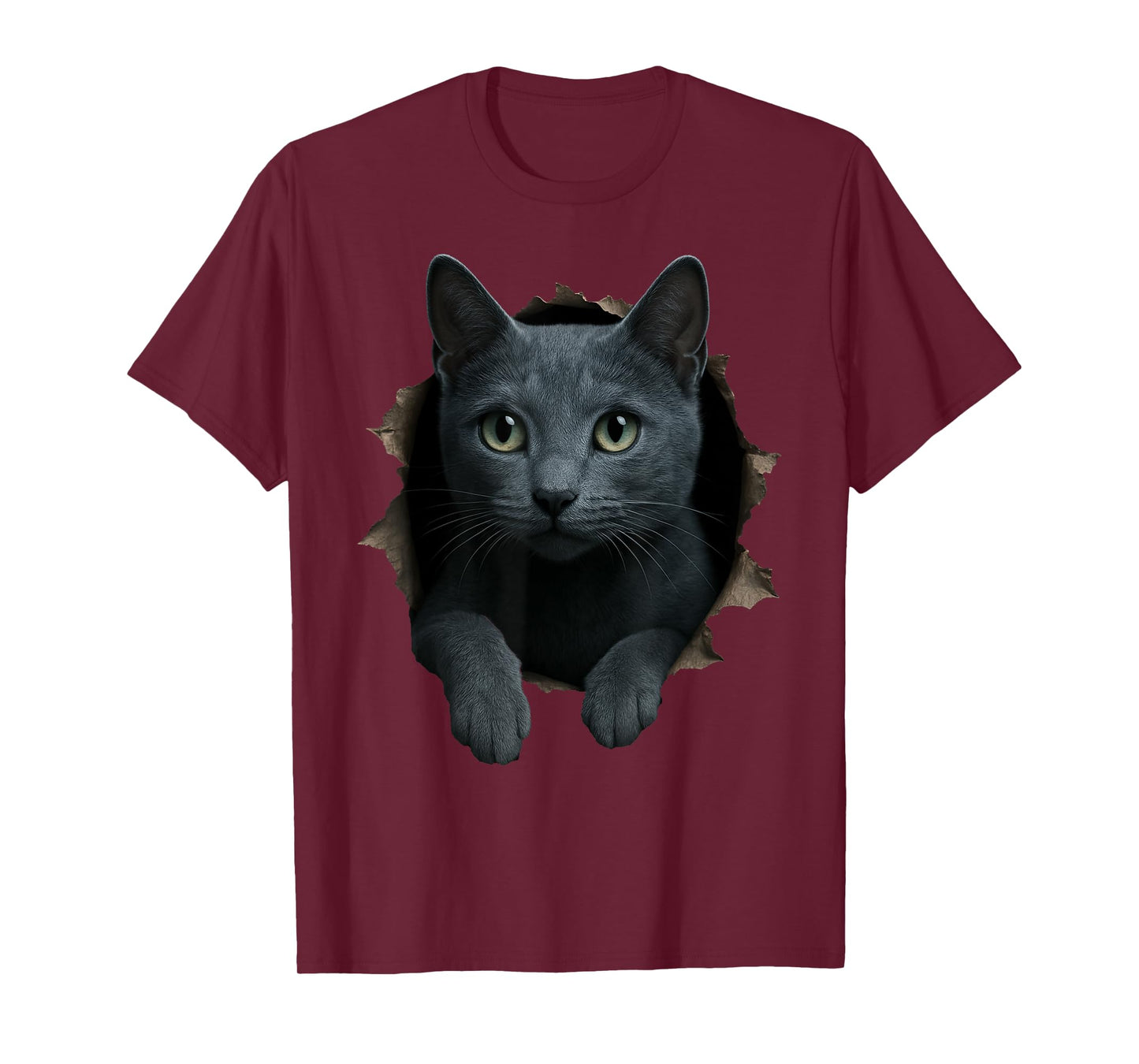 Russian Blue Cat Lovers Adorable Animal Pet Cat Owners Men Women Kids T-Shirt
