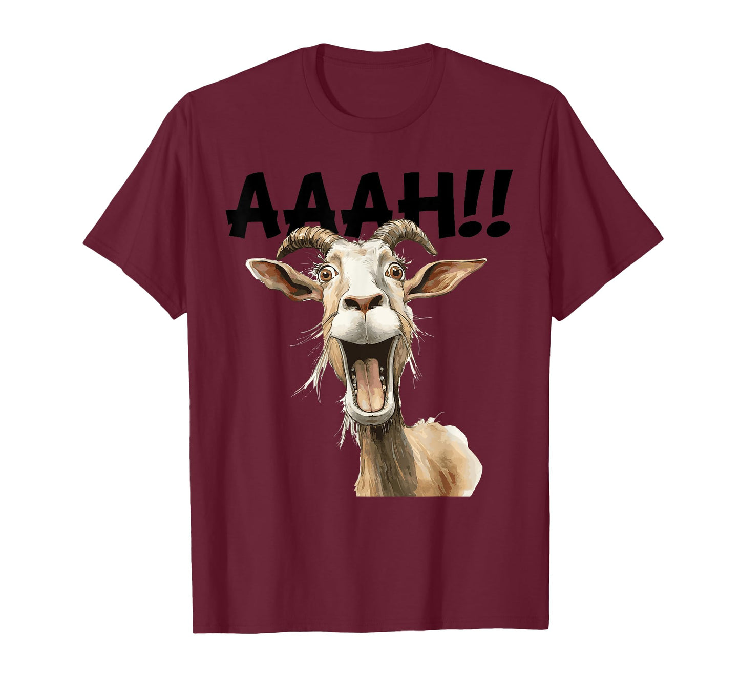 funny screaming Goat T-Shirt