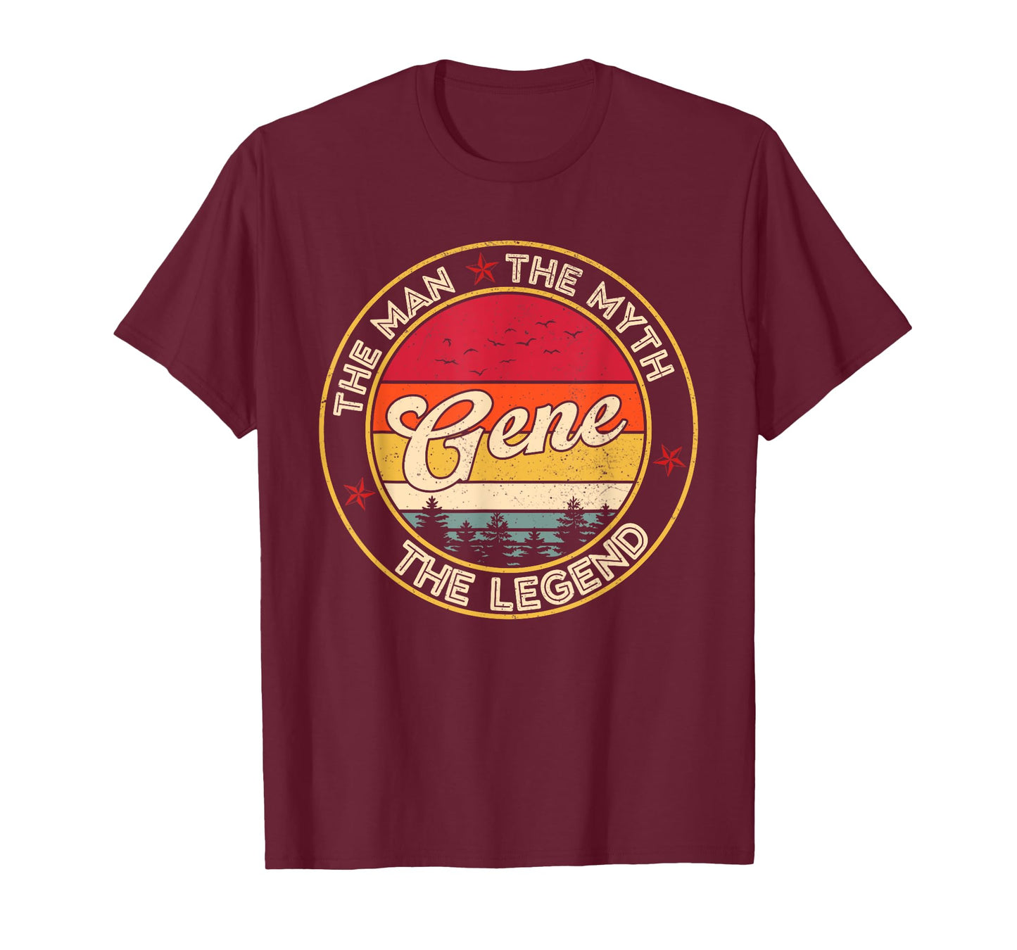 Gene The Man The Myth The Legend Personalized Name T-Shirt