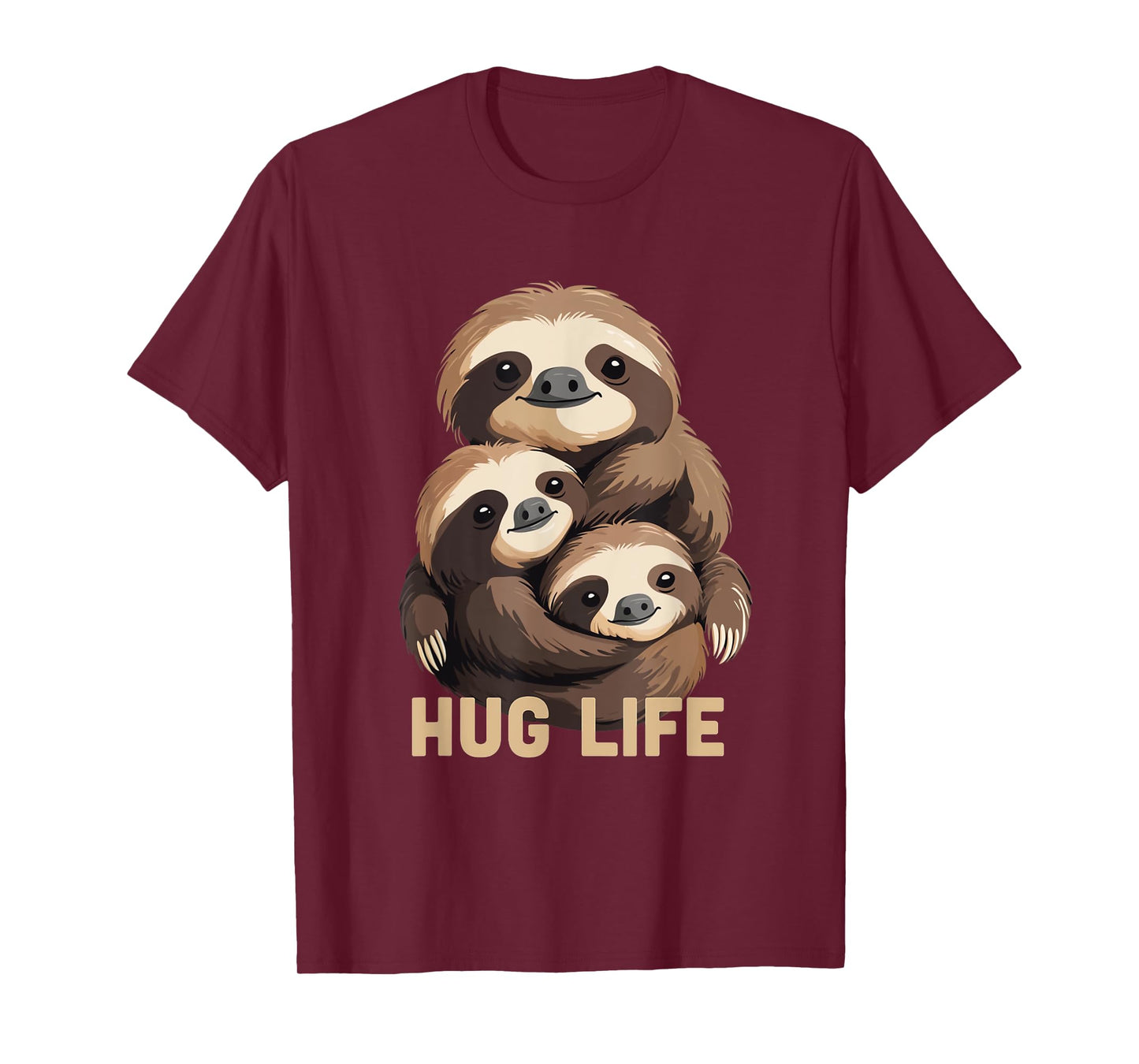 Hug Life – Sloth Family Snuggles T-Shirt