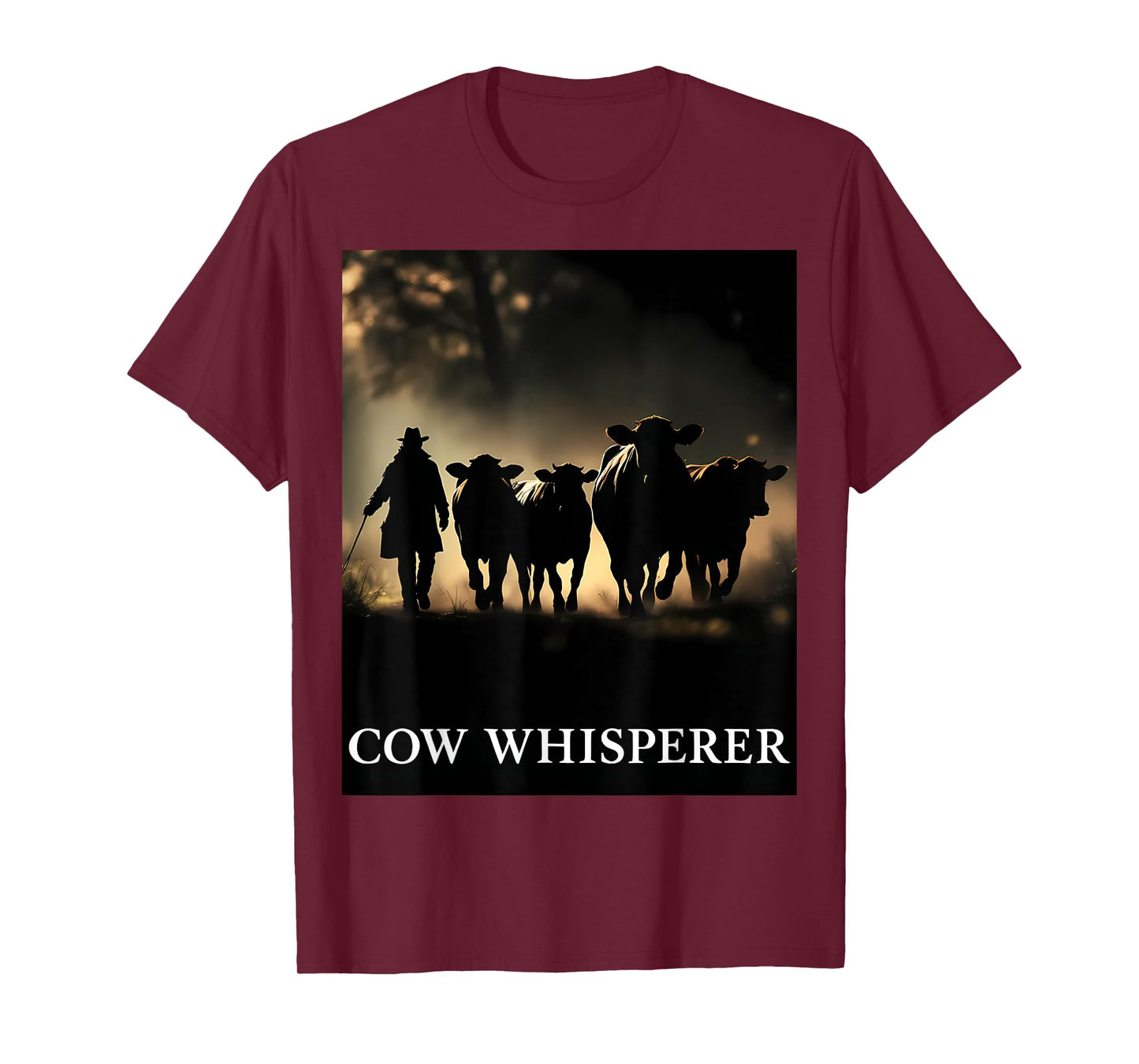 Highland Cow Lovers Funny Cow Whisperer Graphic for Farmers T-Shirt