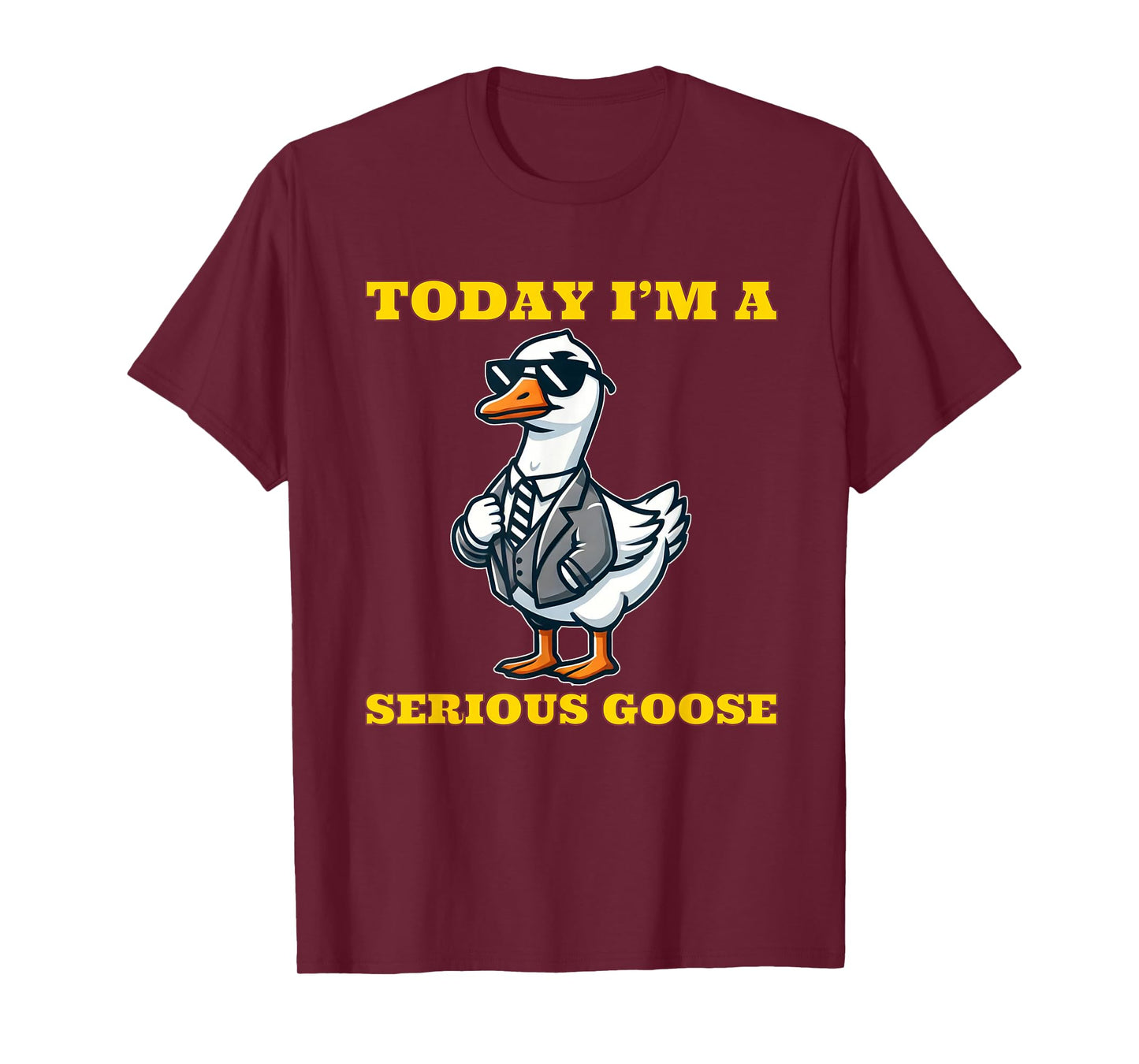 Today I'm a Serious Goose Funny Silly Goose T-Shirt