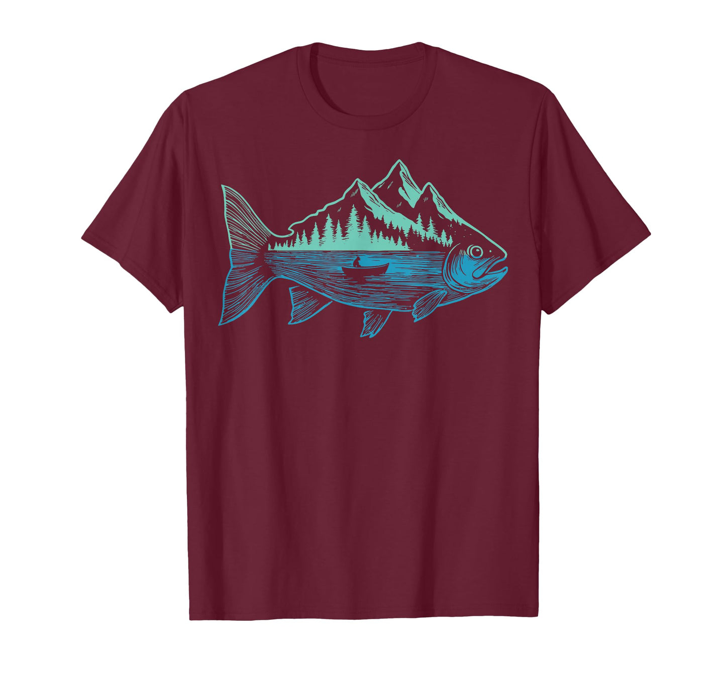 Fish Nature Mountains Wildlife Nature T-Shirt
