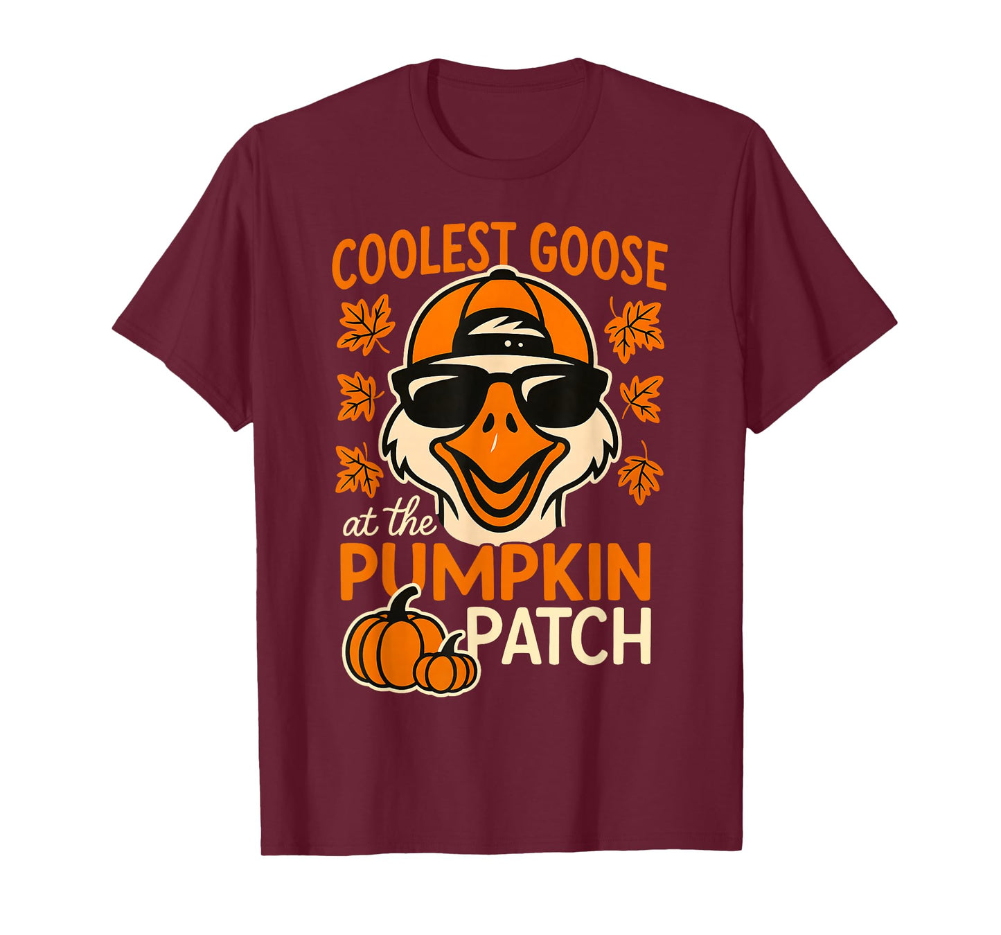 HUGvyn Halloween: Goose Coolest Pumpkin In The Patch Boy Kid T-Shirt