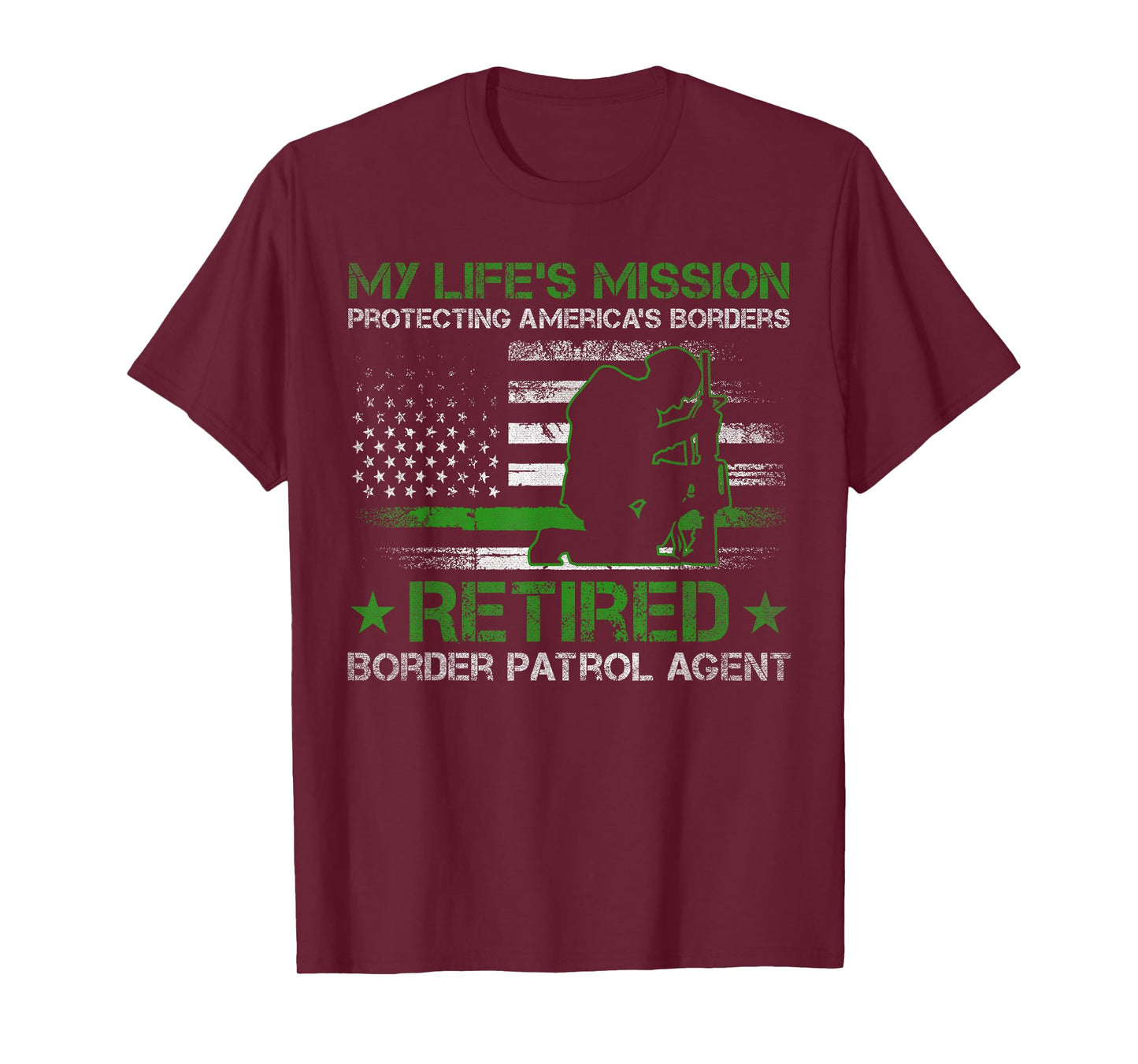 Protecting Americas Borders - Retired Border Patrol Agent T-Shirt