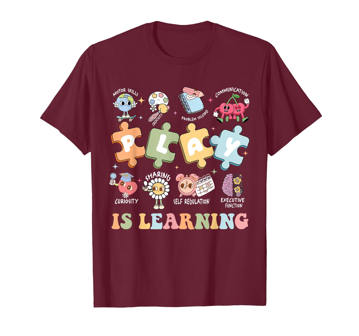 Play Is Learning Preschool Kindergarten Teacher Life Women T-Shirt