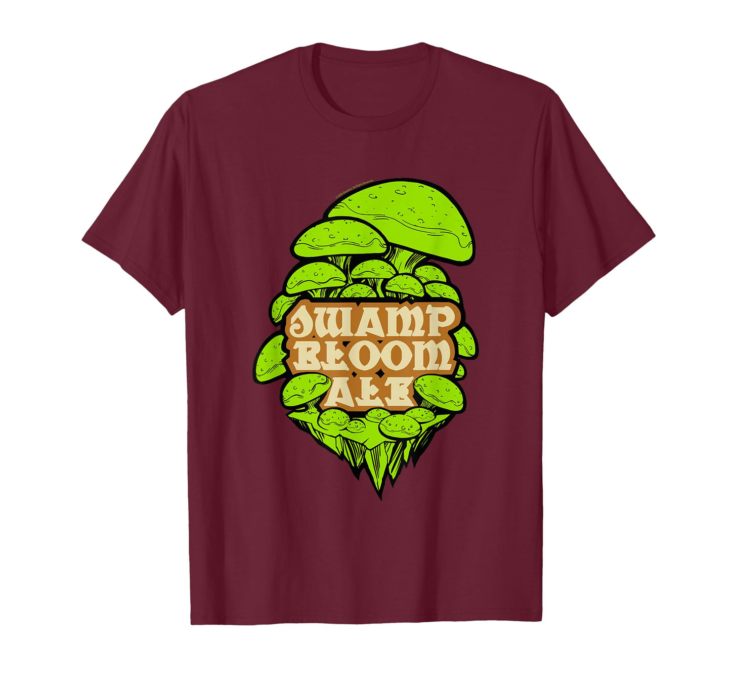 Borderlands Swamp Bloom Ale Mushroom Logo Video Game T-Shirt