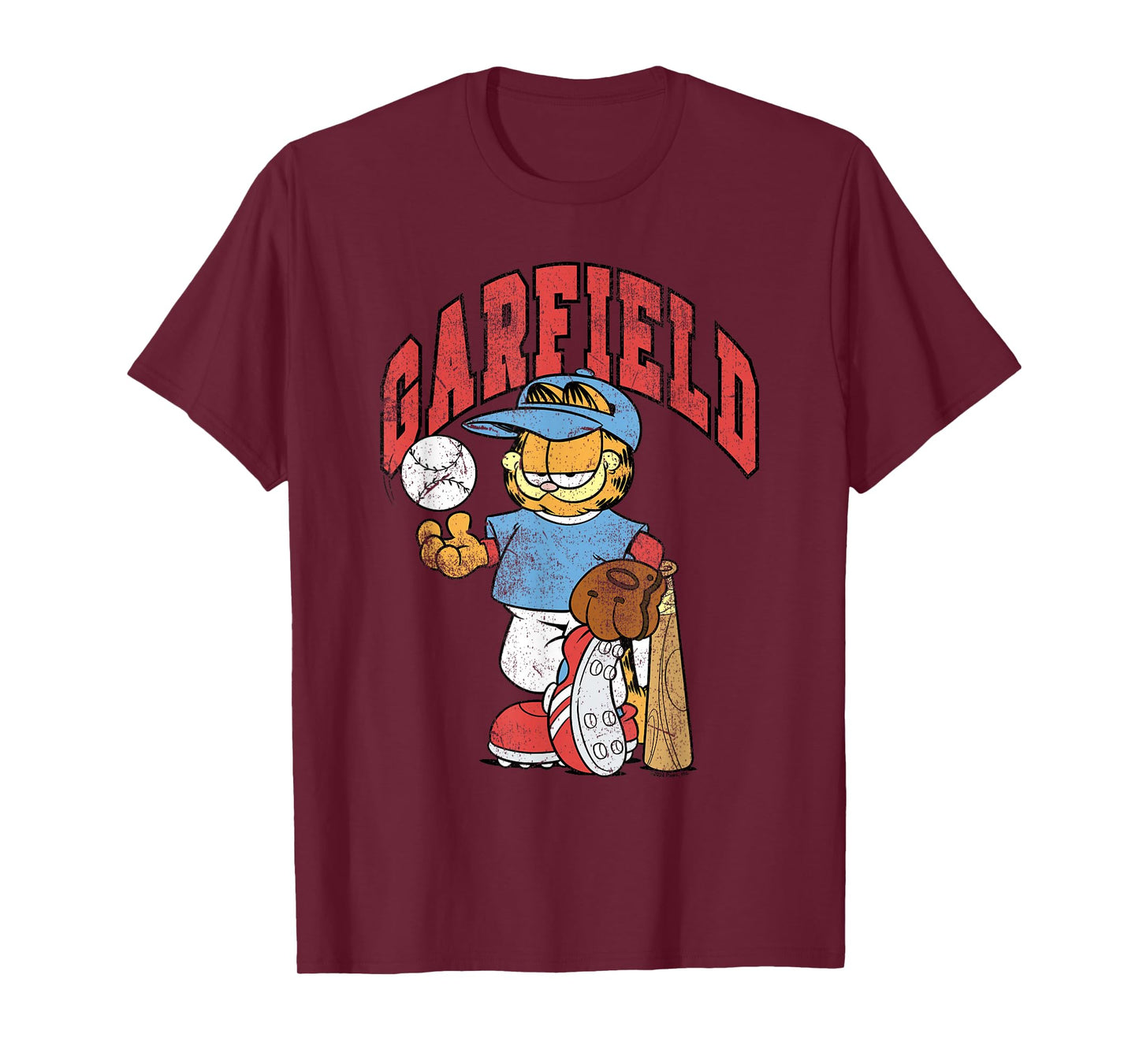 Garfield Baseball T-Shirt