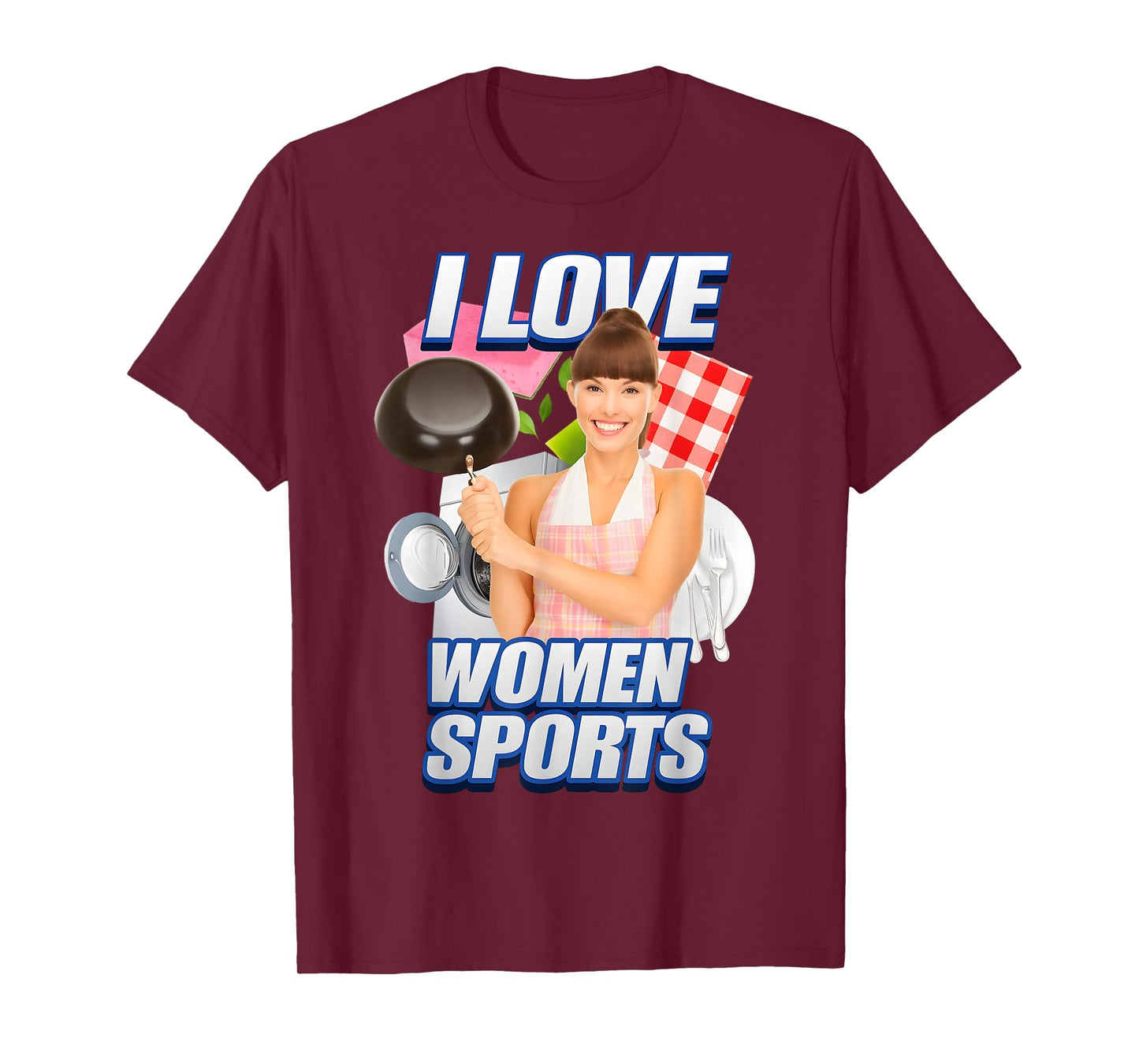 I Love Women Sports X Only Milf Love Date Fans Women Sports T-Shirt