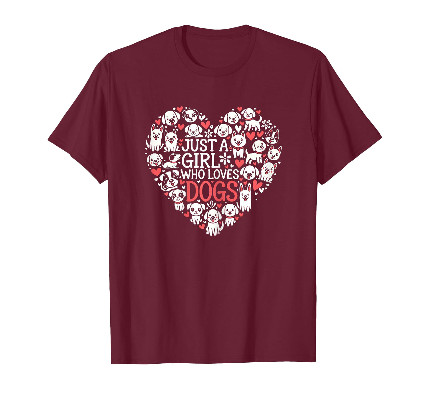 Cute Dog Lover Cute Puppy Girl Design T-Shirt