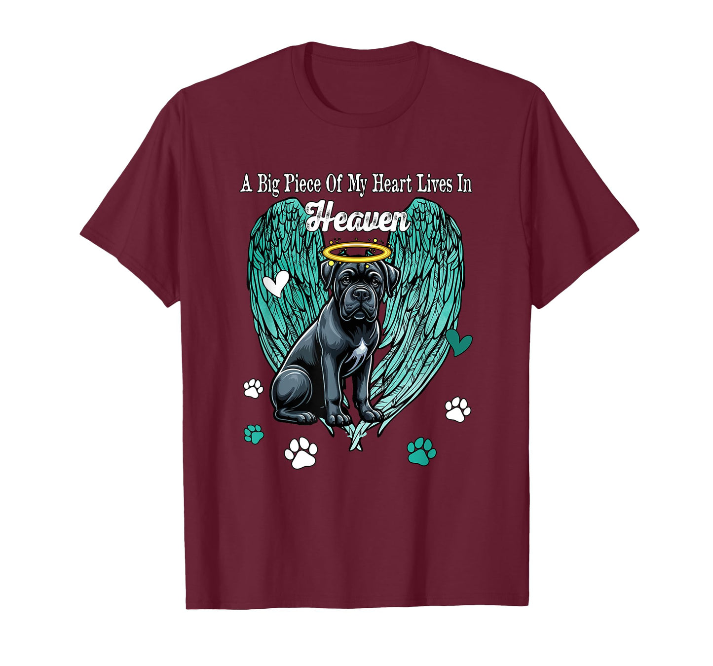 Heart Lives In Heaven Costume Cane Corso Memories Owner T-Shirt