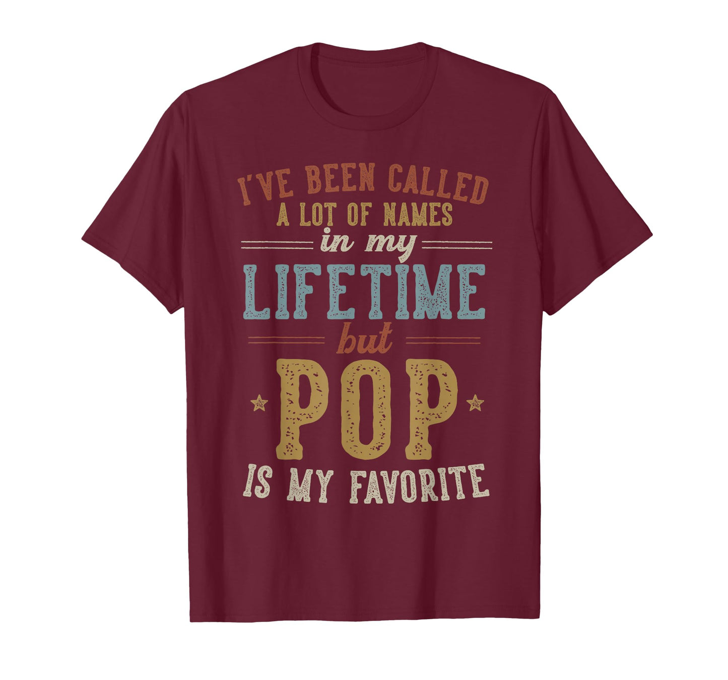 Pop Is My Favorite Name - Father's Day Pop T-Shirt