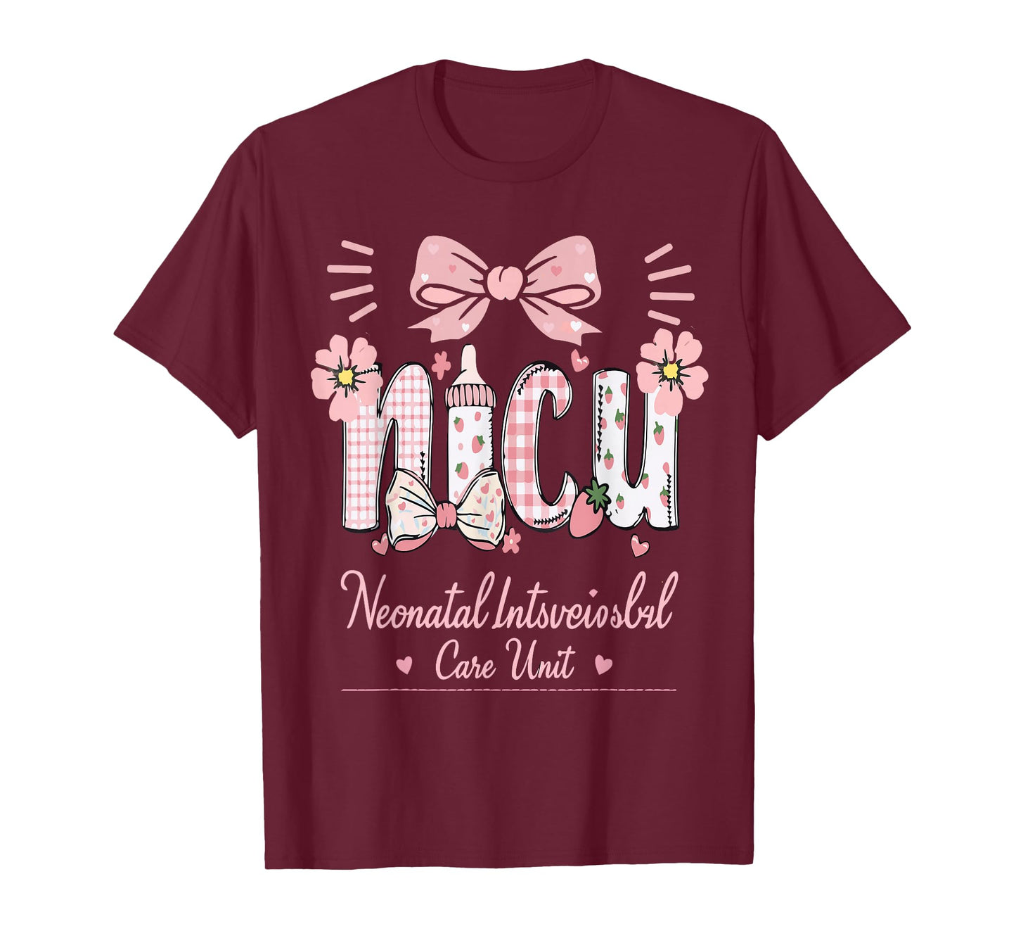 Coquette Nurse Fall Thanksgiving NICU Nurs Week Neonatal T-Shirt