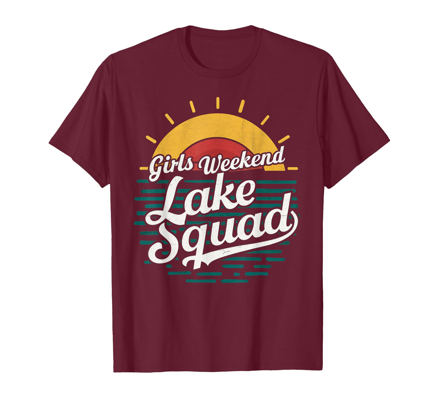 Retro Girls Weekend Girls Trip Mother Daughter Lake Squad T-Shirt