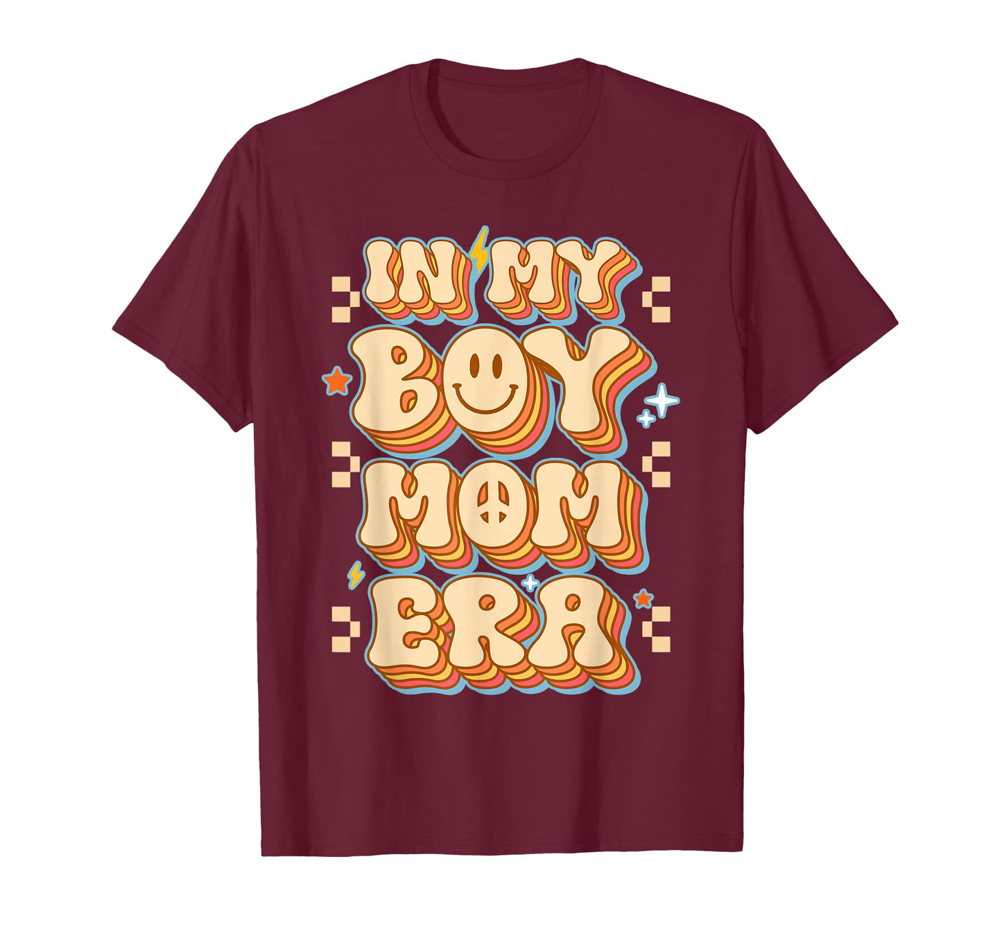 In My Boy Mom Era Retro Shirt Mother's Day Gift T-Shirt