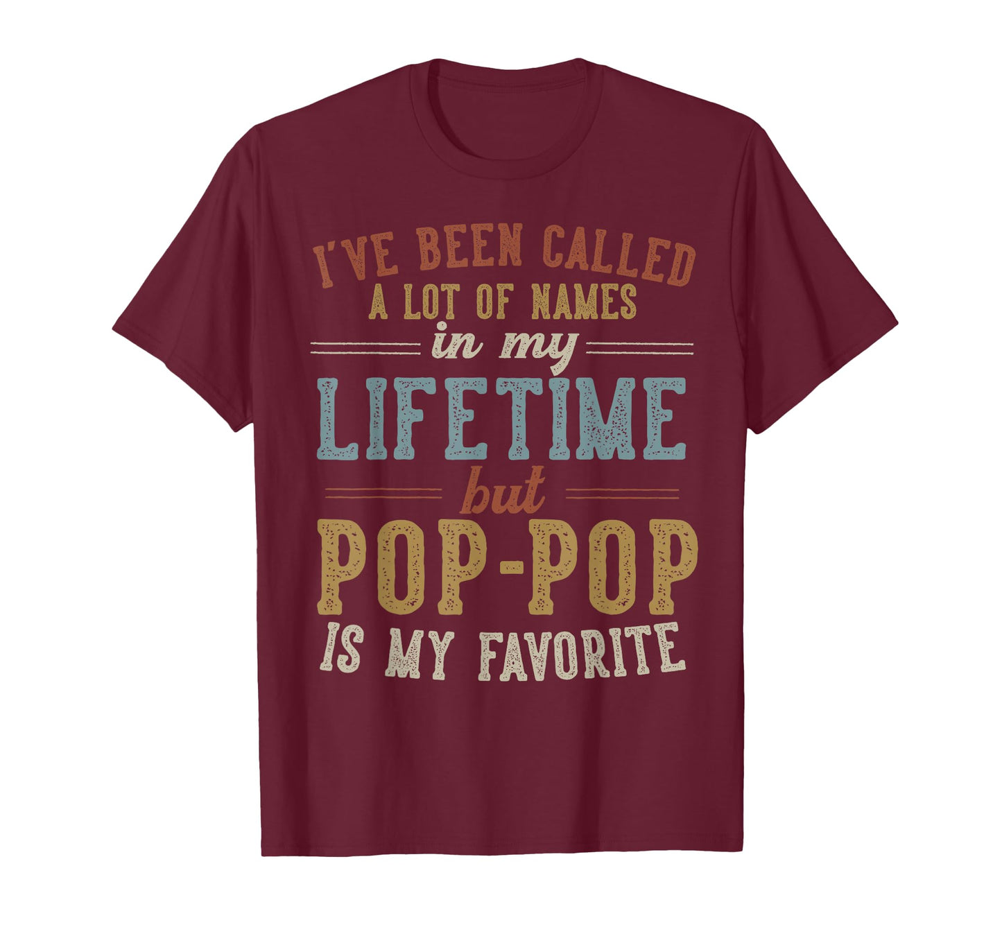 Pop-Pop Is My Favorite Name - Father's Day Pop-Pop T-Shirt