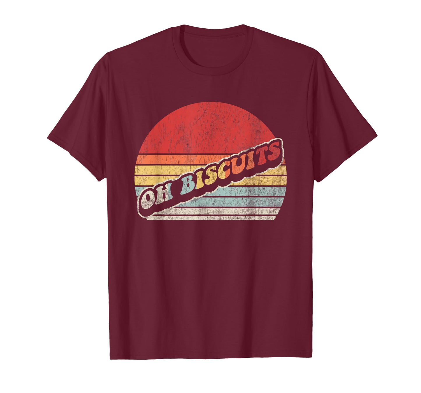 Oh Biscuits Retro Vintage Humor Fun T-Shirt