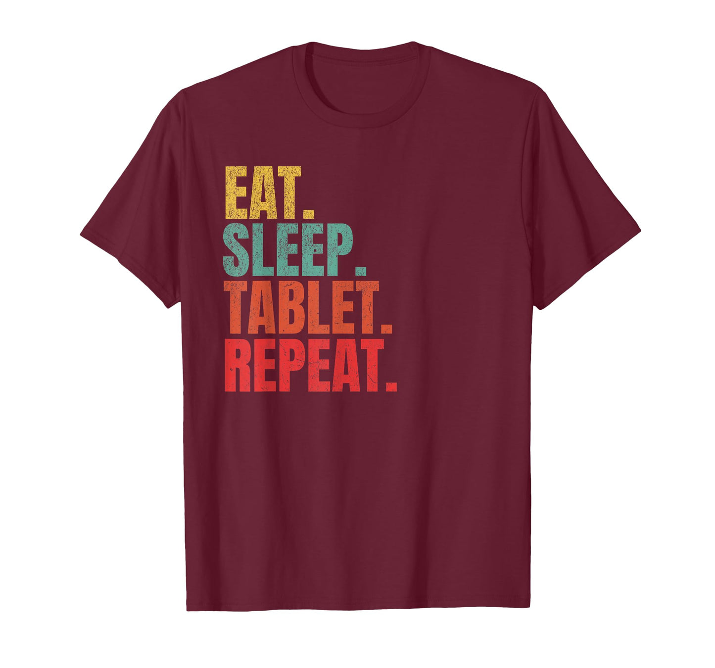 Digital Artist Eat Sleep Tablet Repeat Drawing Art Humor T-Shirt