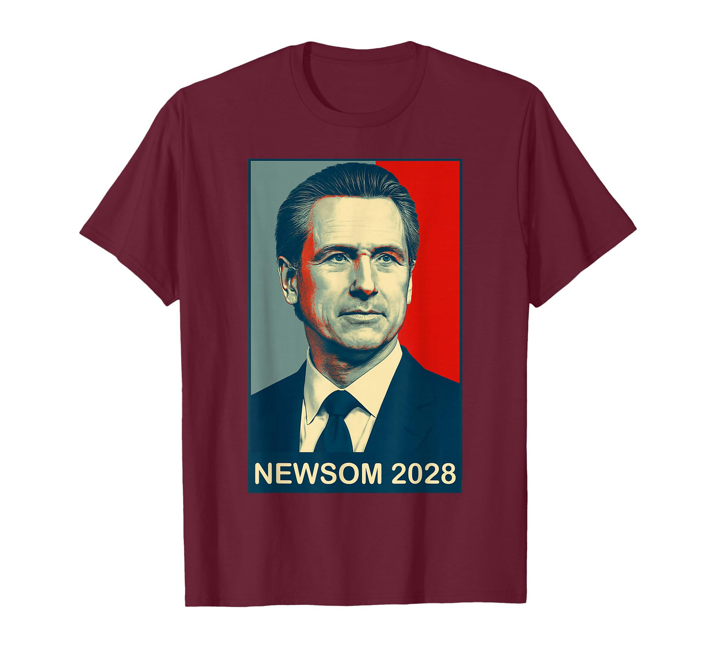 Gavin Newsom 2028 President US Election Campaign Hope Style T-Shirt