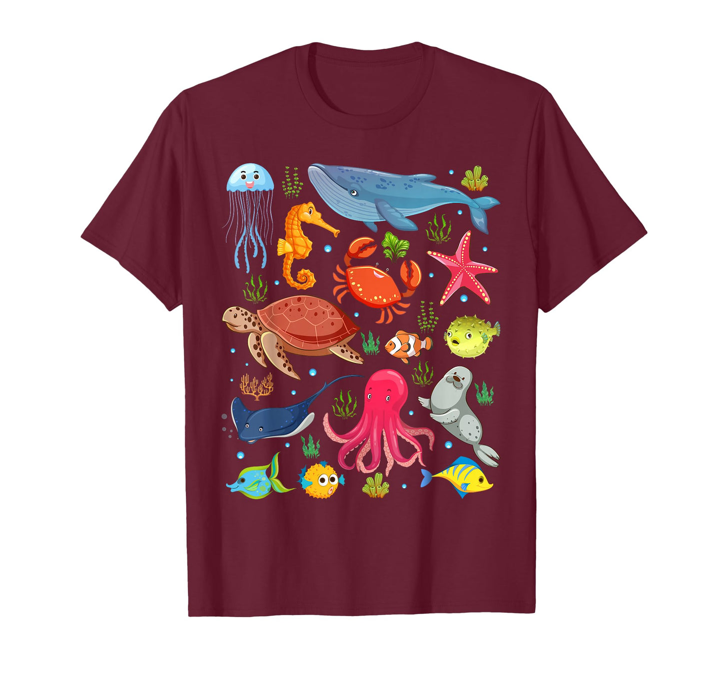 Ocean Life Sea Aesthetic Dolphin Beach 90s Vintage Graphic T-Shirt