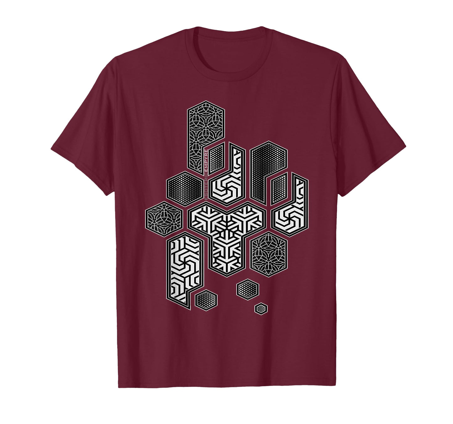 Sacred Geometry Hexagonal Pattern Chaos T-Shirt