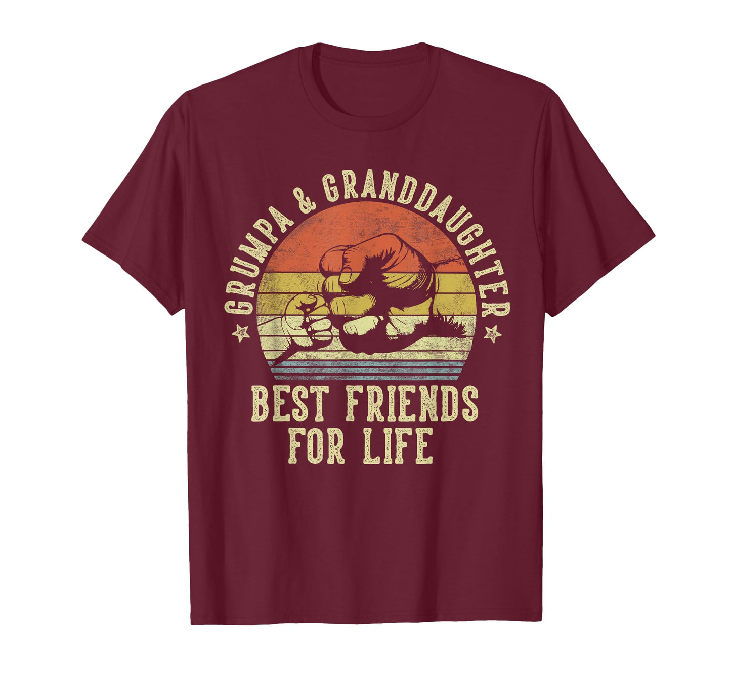 Grumpa and Granddaughter Best Friends for Life Funny Grumpa T-Shirt