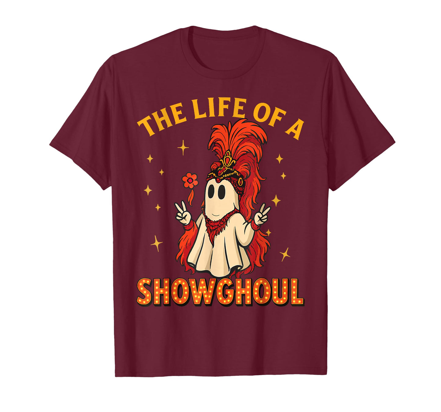 Halloween The Life of a Showghoul Funny Ghost Girl T-Shirt