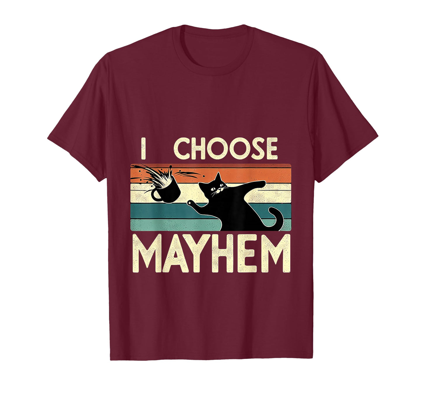 I Choose Mayhem Chaotic Energy Meme Vibes - T-Shirt