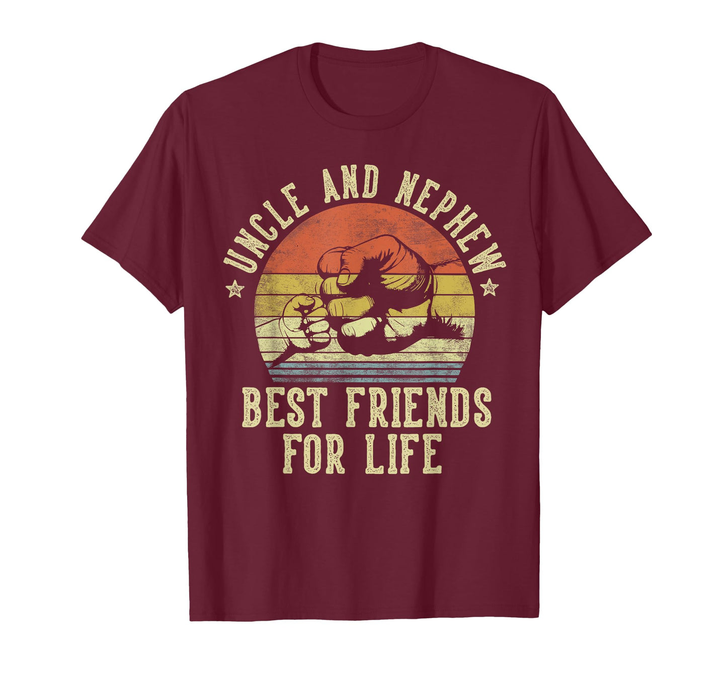 Uncle and Nephew Best Friends for Life Funny Uncle T-Shirt