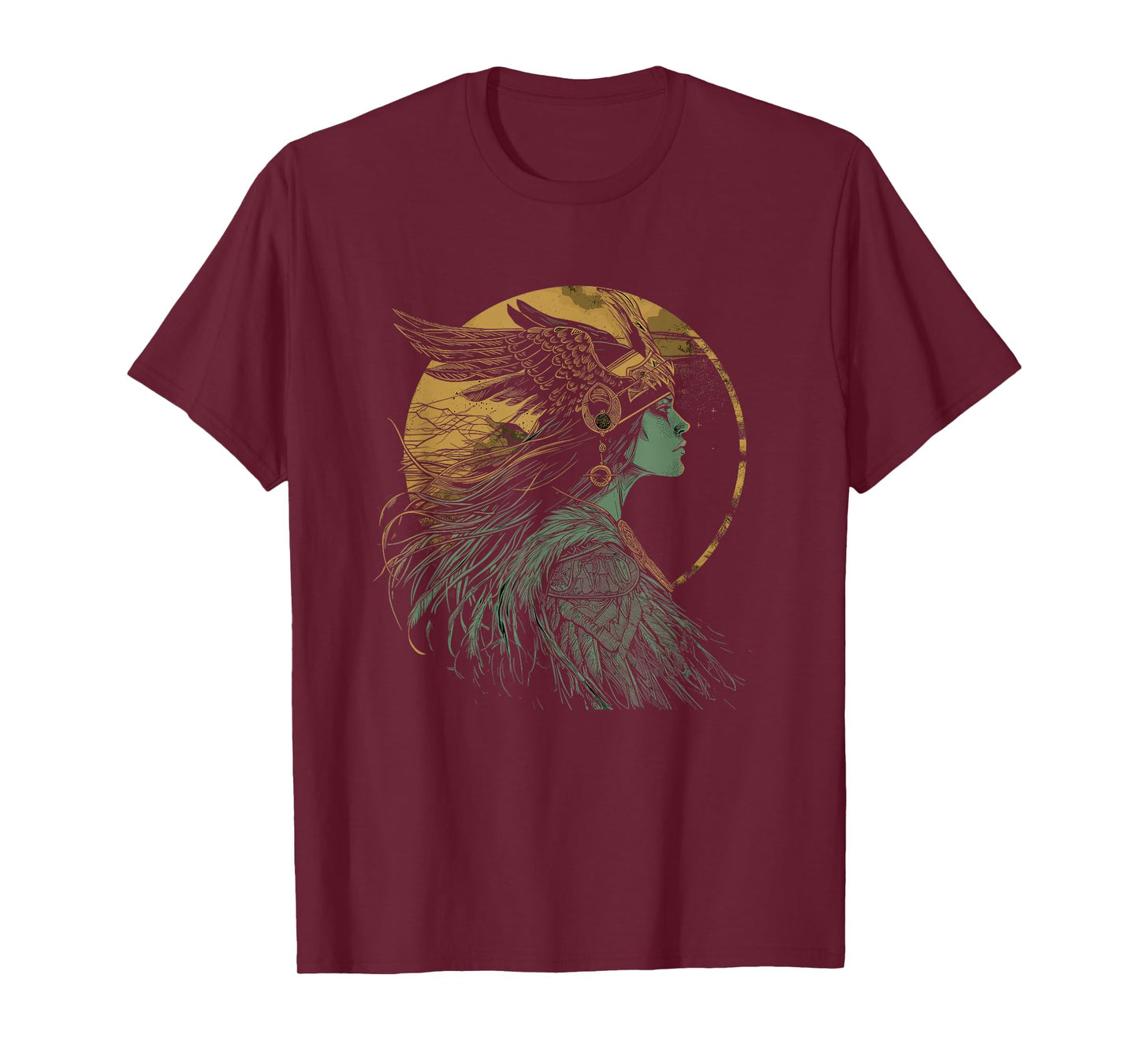 Freya Portrait Norse Gods Asatru Paganism Germanic T-Shirt