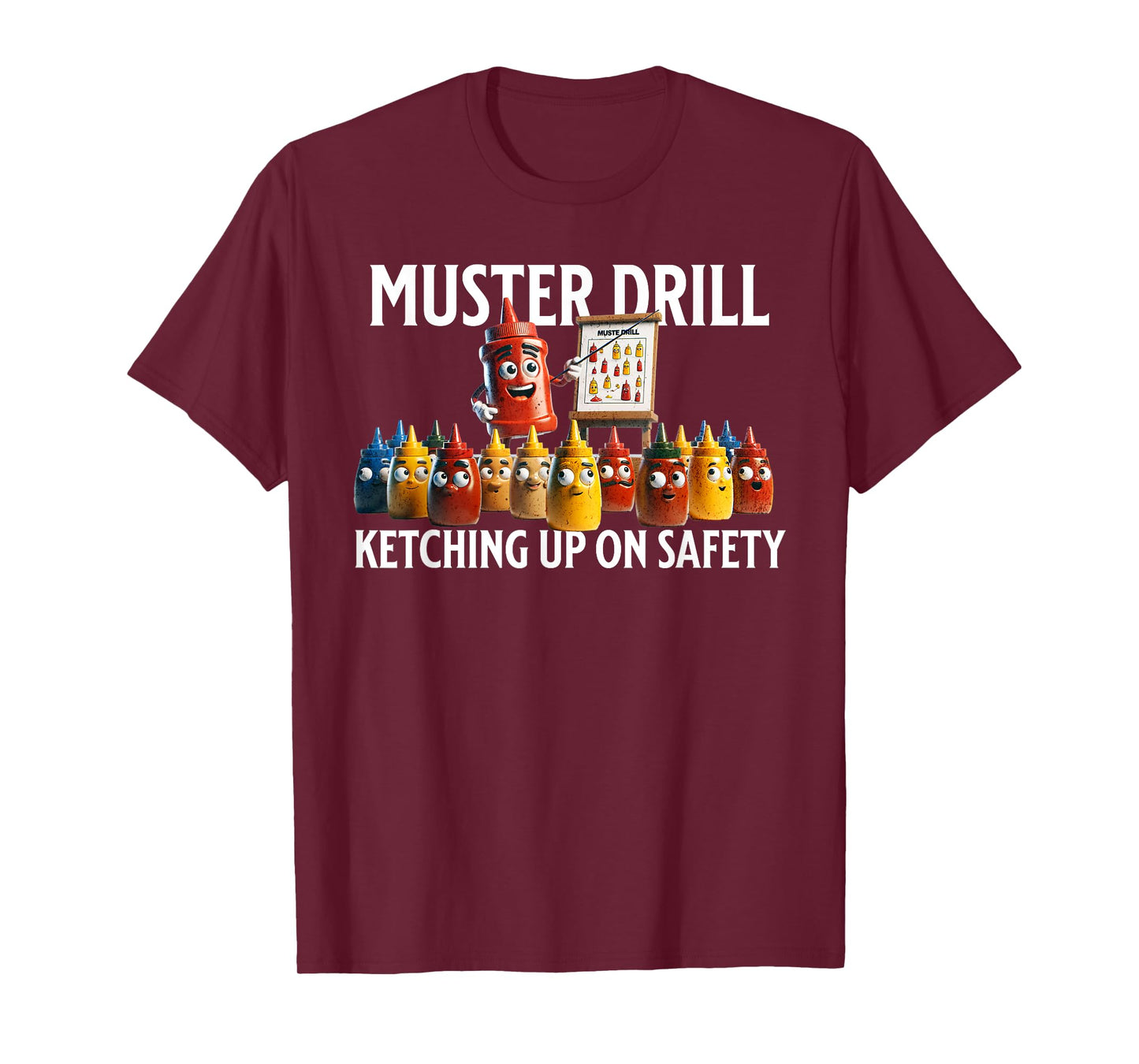 Funny Boat Cruise muster drill safety sea vacation T-Shirt