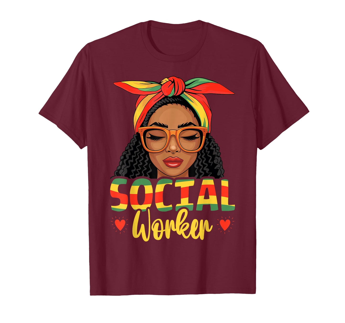 Social Worker African American Women Black History Month T-Shirt