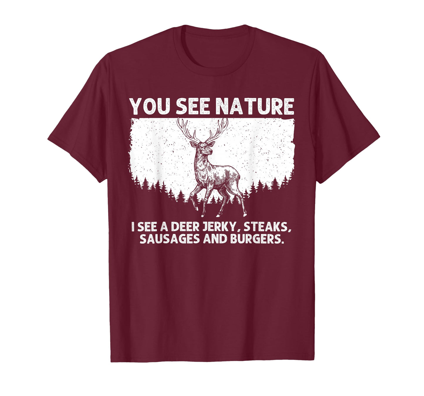 Deer Hunting Art for Men Women Wildlife Hunter Deer Hunting T-Shirt