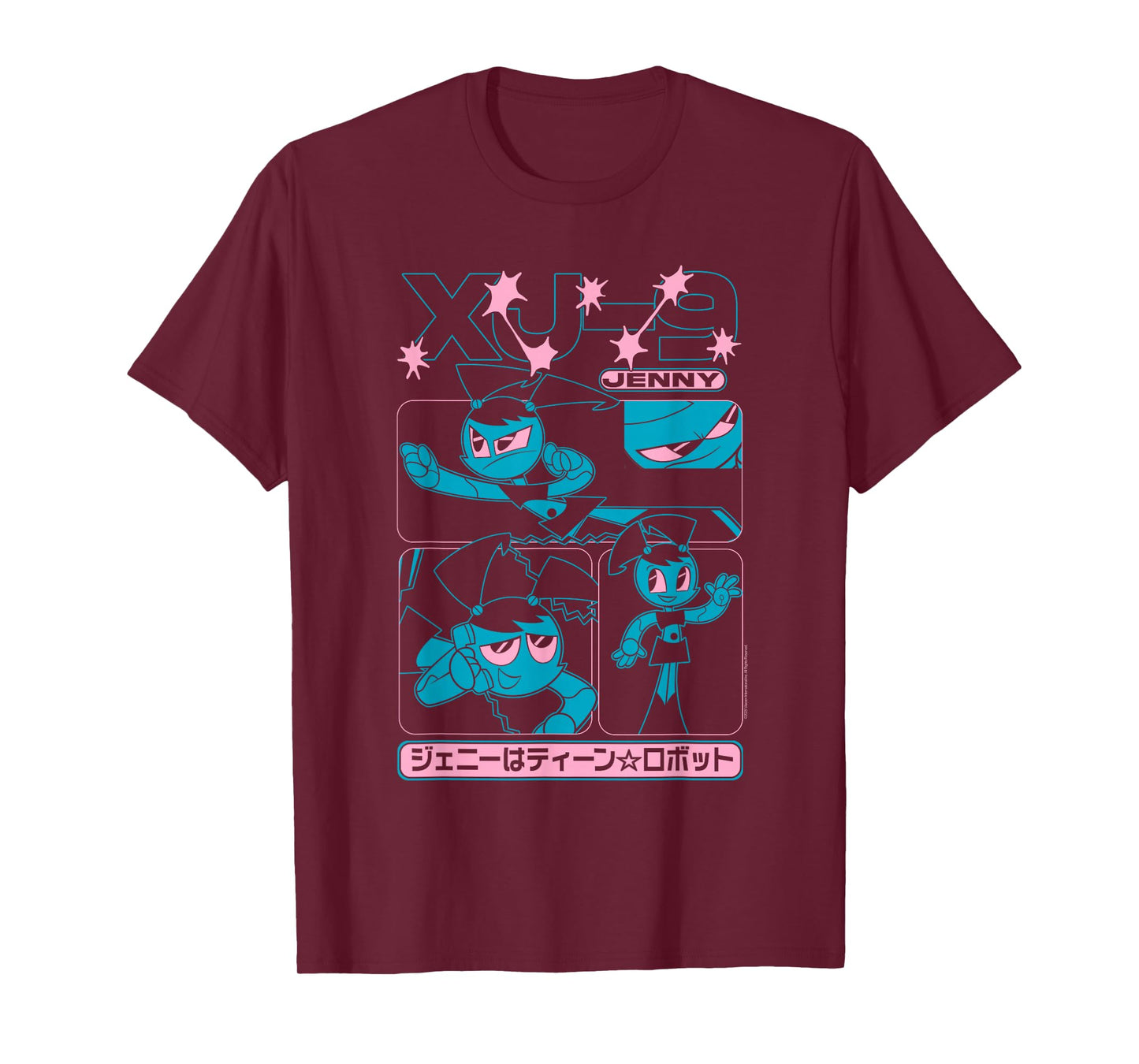 My Life as a Teenage Robot Jenni Kanji Anime Cartoon T-Shirt